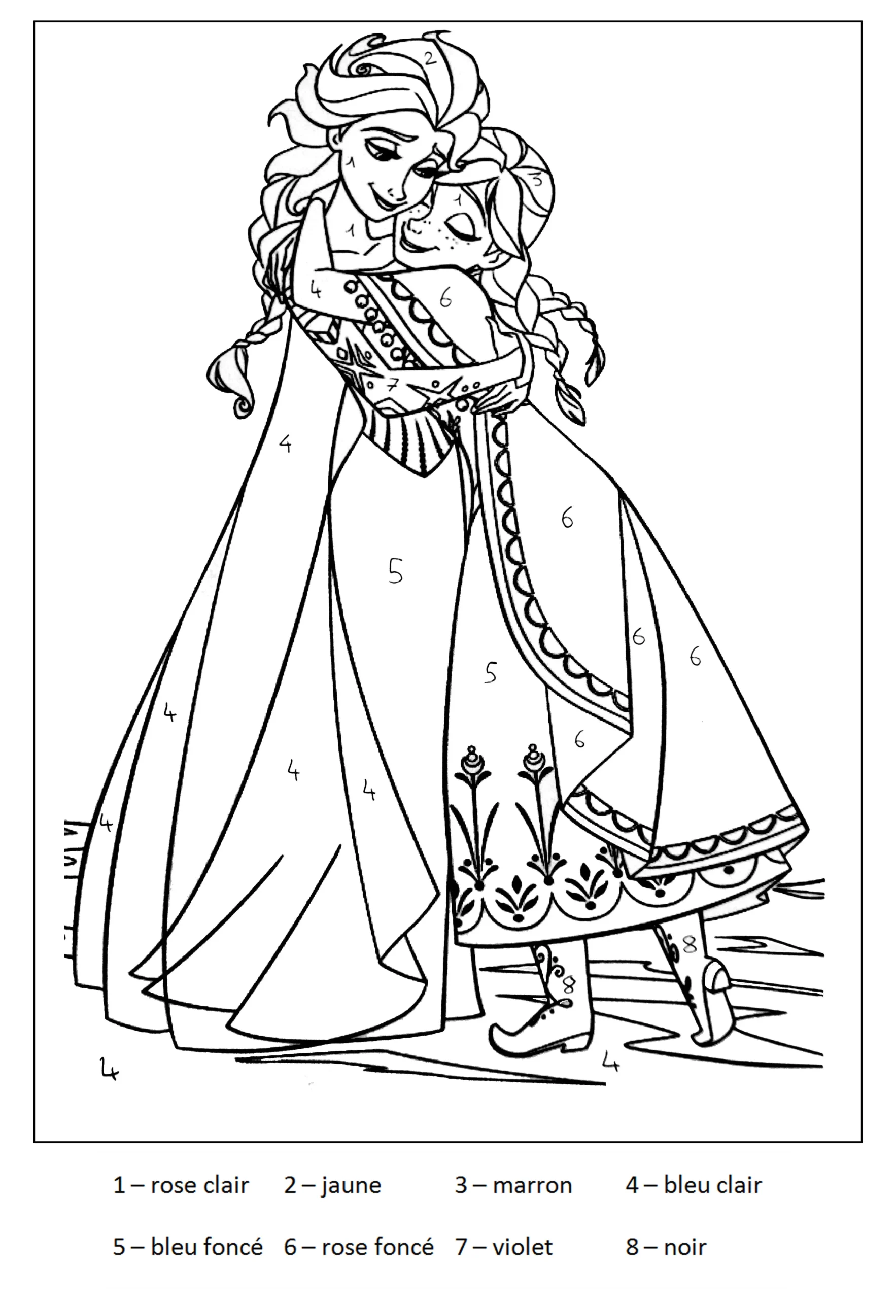 Magic To Print Frozen Coloring By Numbers Coloring Pages For Kids Magic To Print Frozen Coloring By Numbers Coloring Pages For Kids