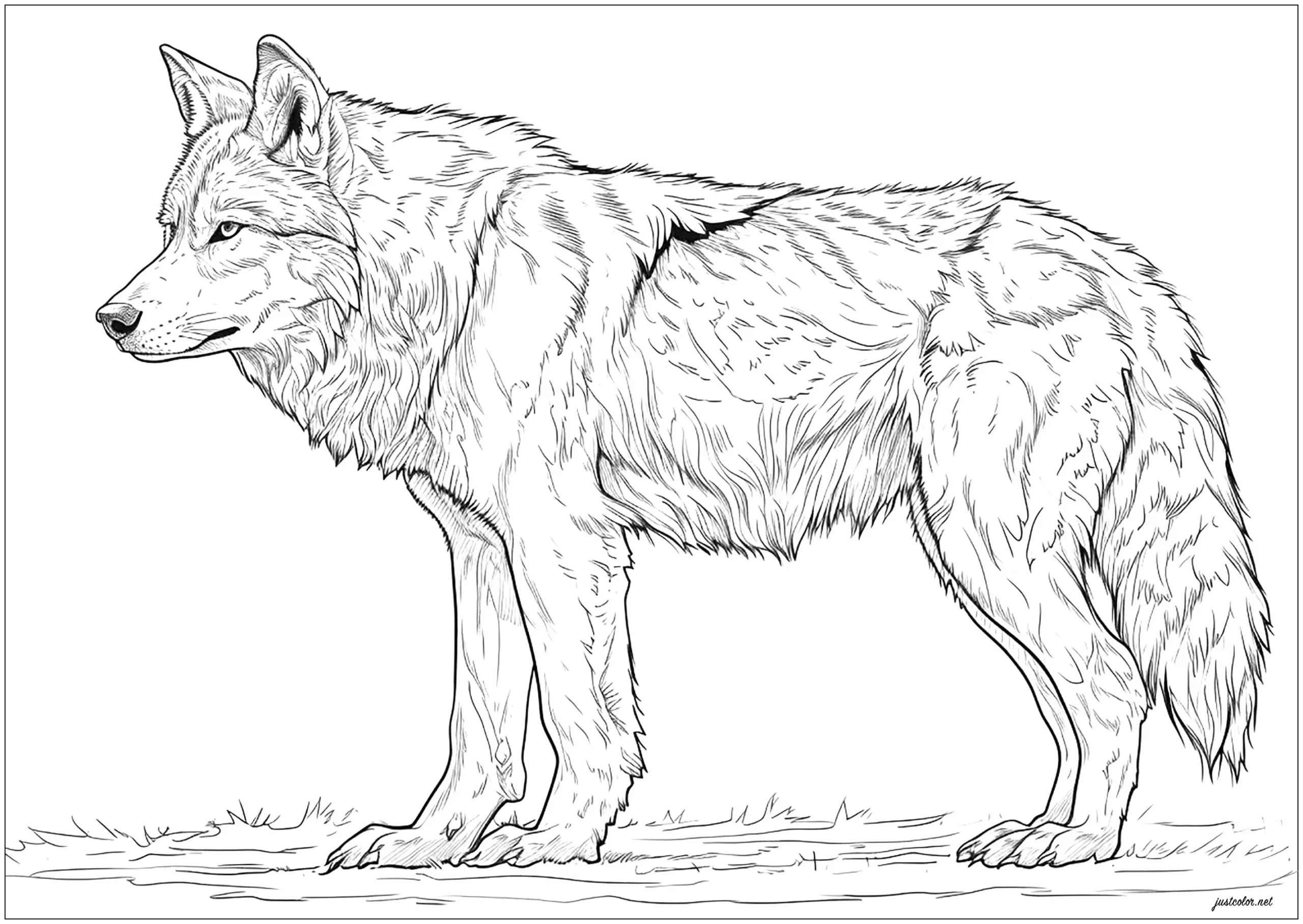 wolf printable coloring pages wolf printable coloring pages