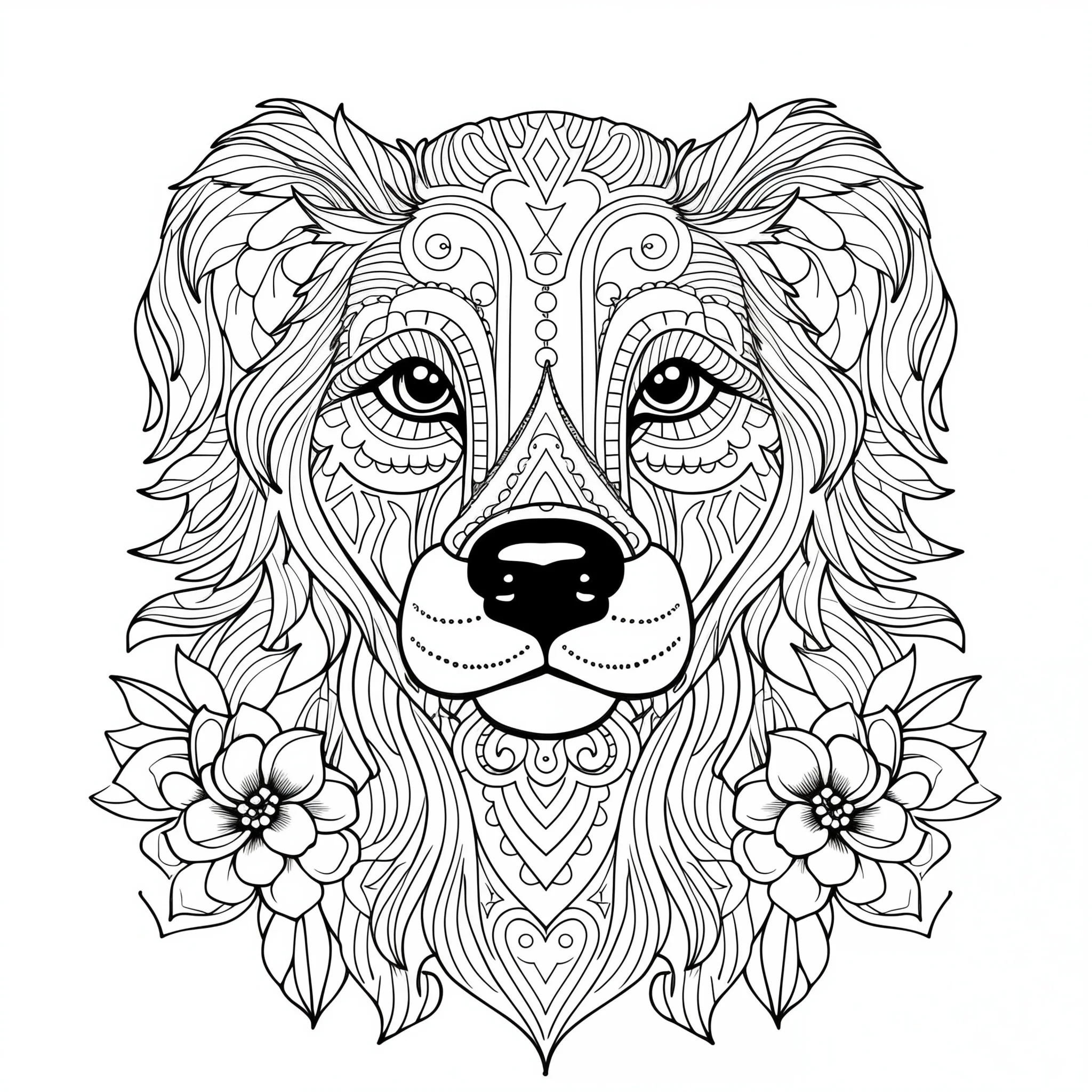 animal coloring pages mandala