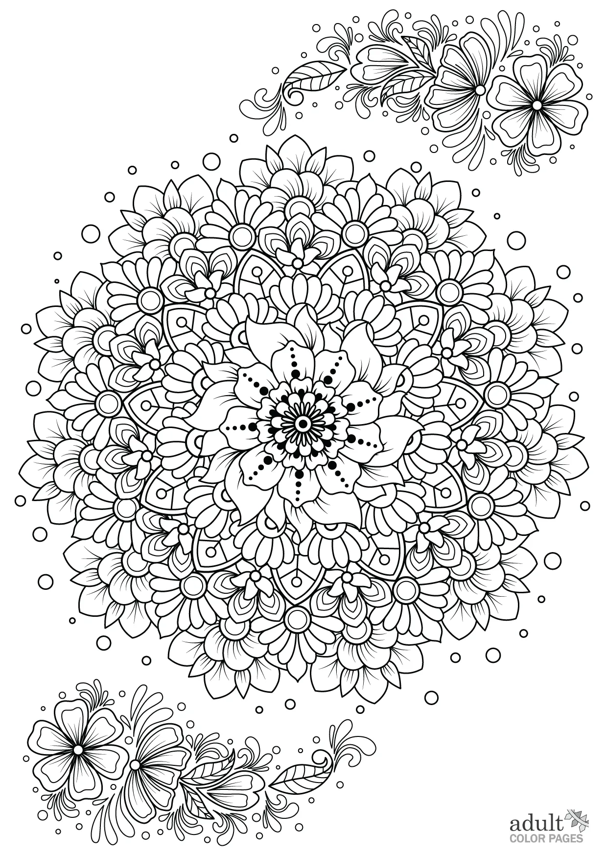 mandala coloring pages for adults