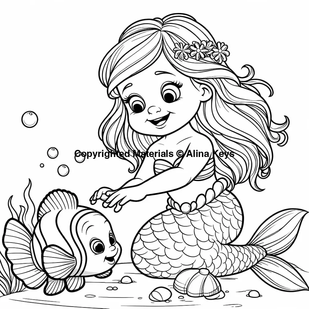 disney princesses coloring pages mermaid
