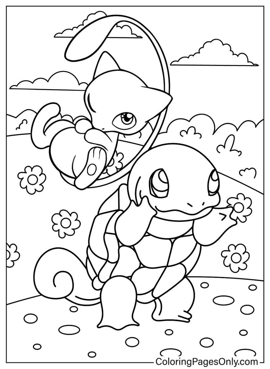 pokemon mew coloring pages pokemon mew coloring pages