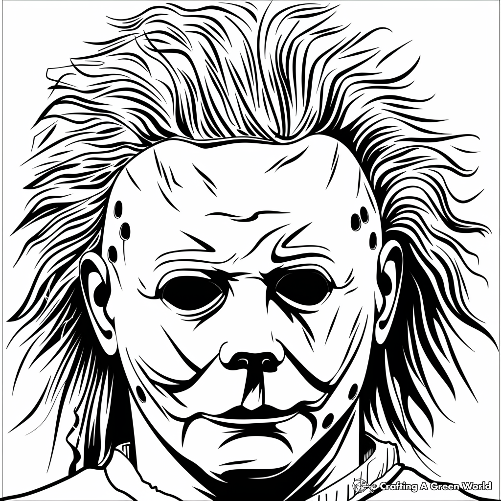 Michael Myers Coloring Pages Free Printable 