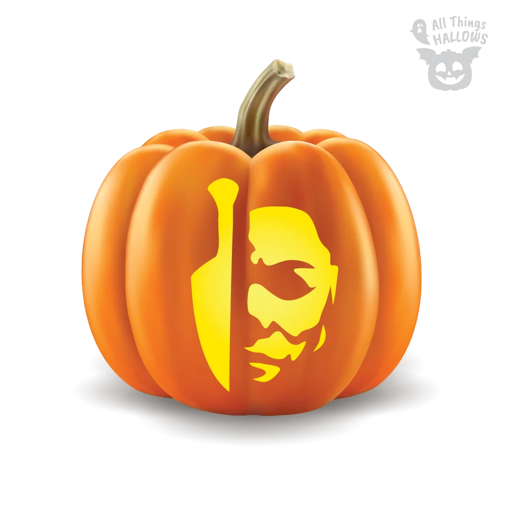 Michael Myers Pumpkin Stencil Allthingshallows AllThingsHallows