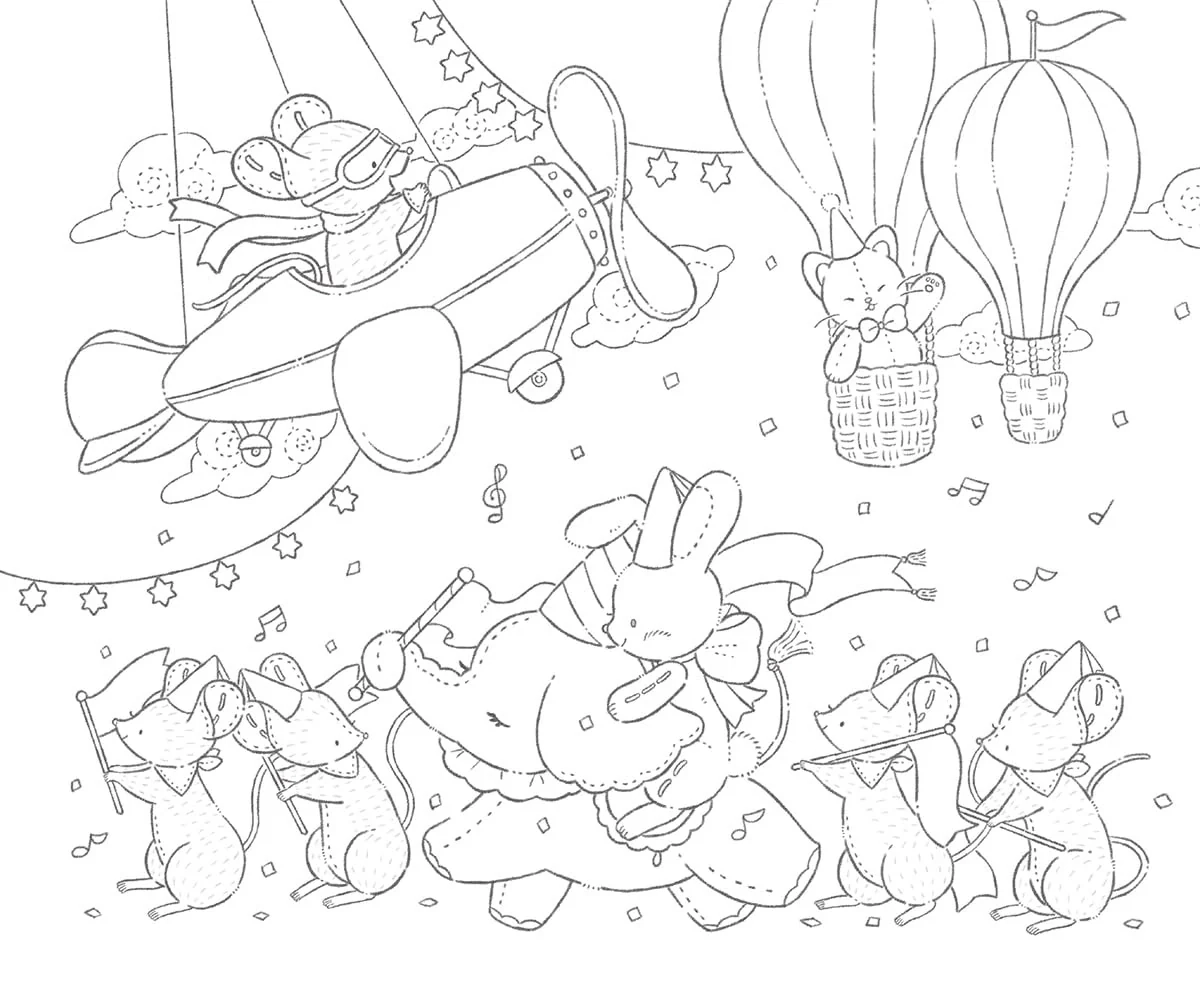 Midnight Tea Party With Stuffed Animals TOKIMEKU Series Ver 8 Exc Japanese Craft Bookstore