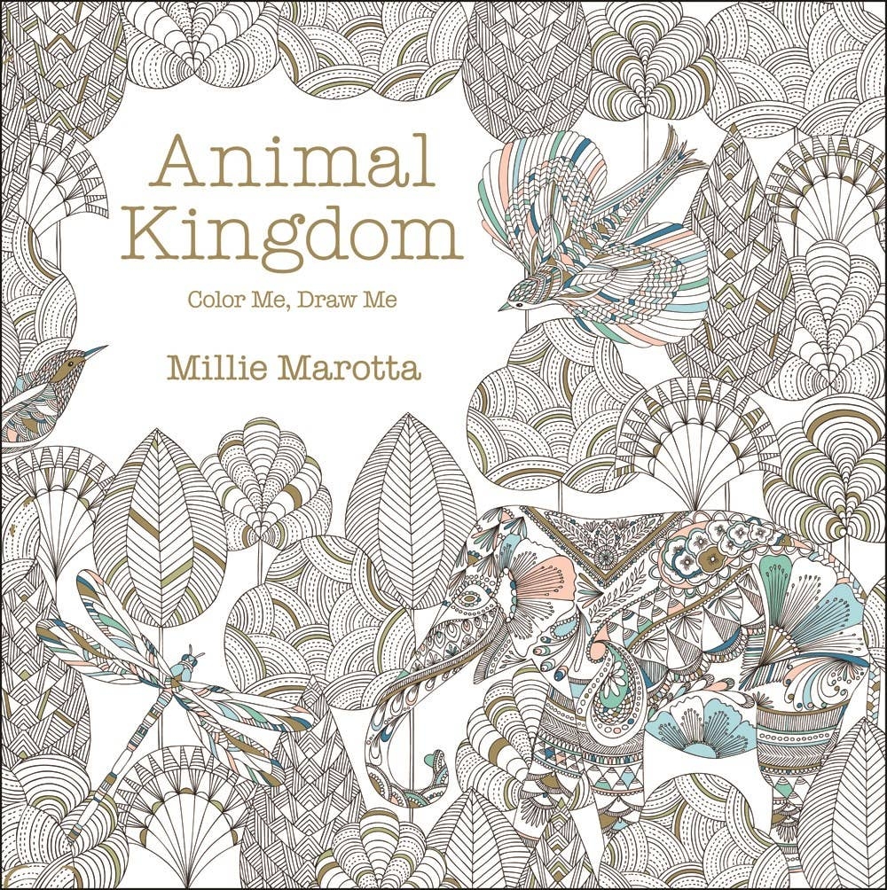 Millie Marotta Animal Kingdom Coloring Book Every Little Something