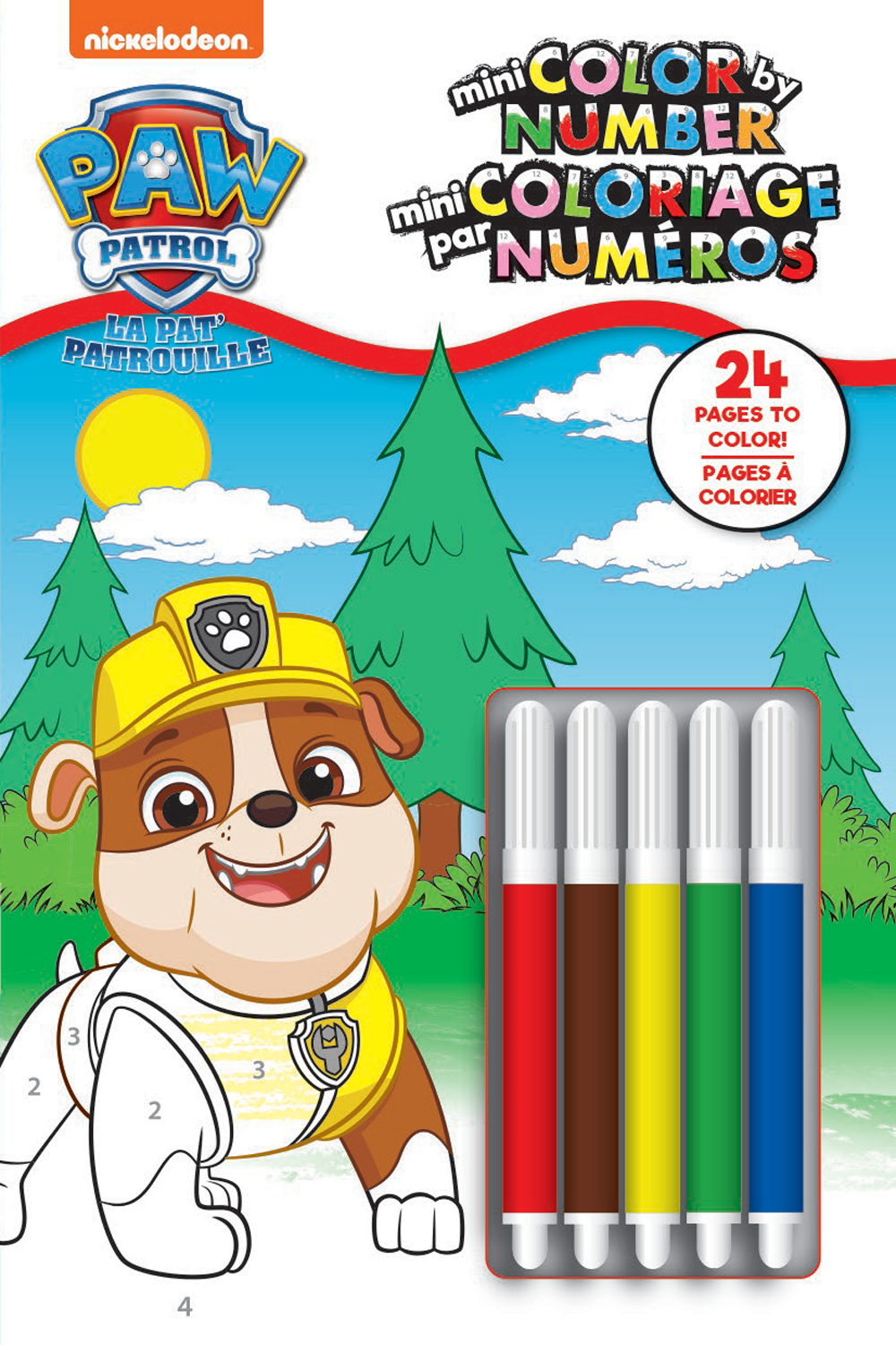 Mini Color By Number Paw Patrol PAPP International