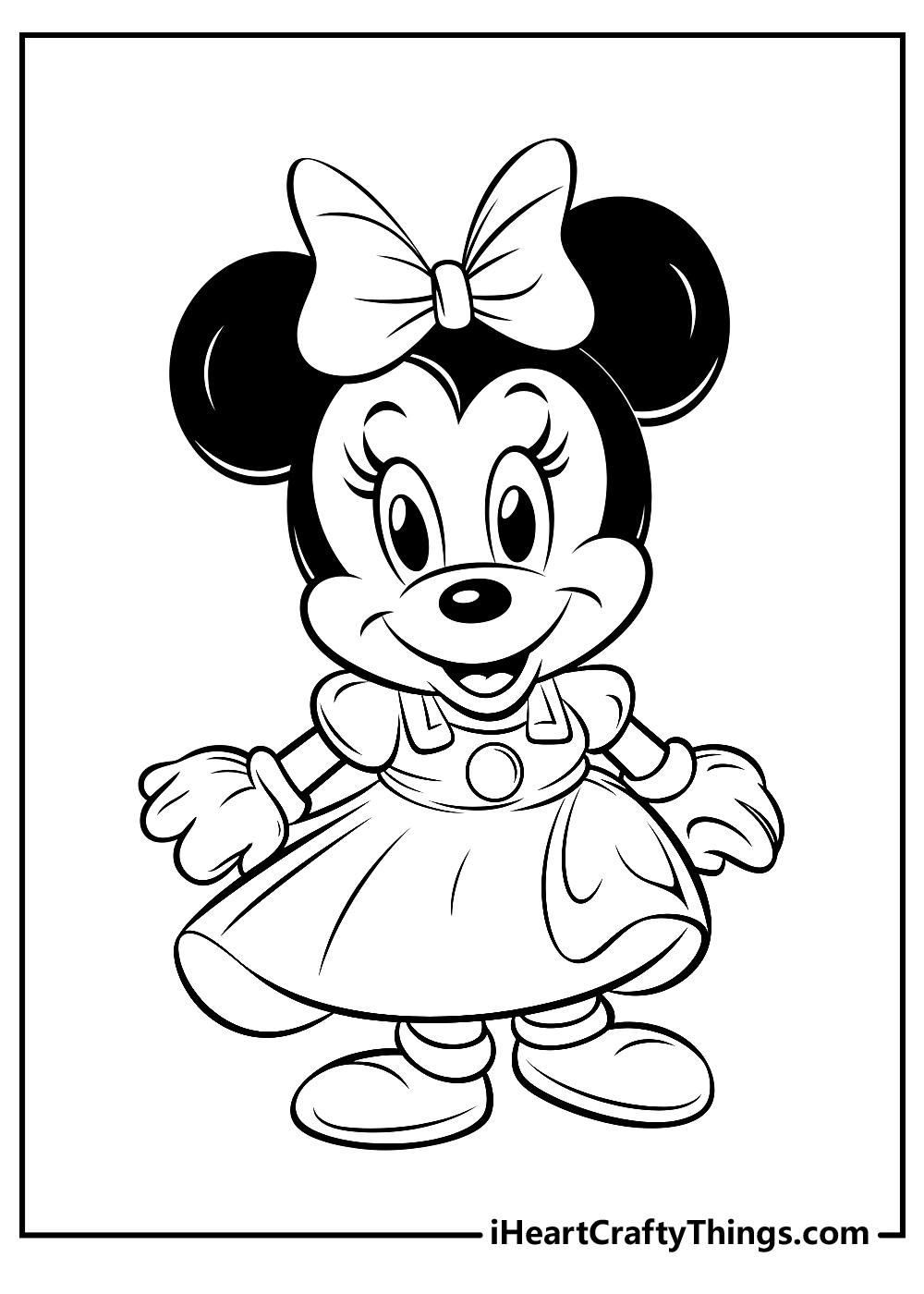Minnie Mouse Coloring Pages 30 Free Printables Minnie Mouse Coloring Pages 30 Free Printables