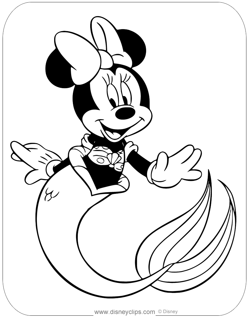 Minnie Mouse In Costume Coloring Pages Disneyclips Minnie Mouse In Costume Coloring Pages Disneyclips