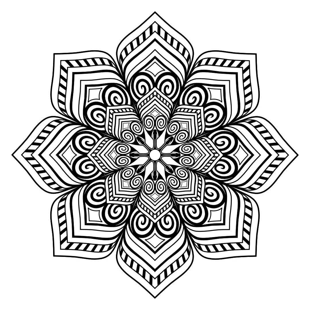 Money Mandala Adult Coloring Pages Instant Download Printables Coloring Sheets Etsy
