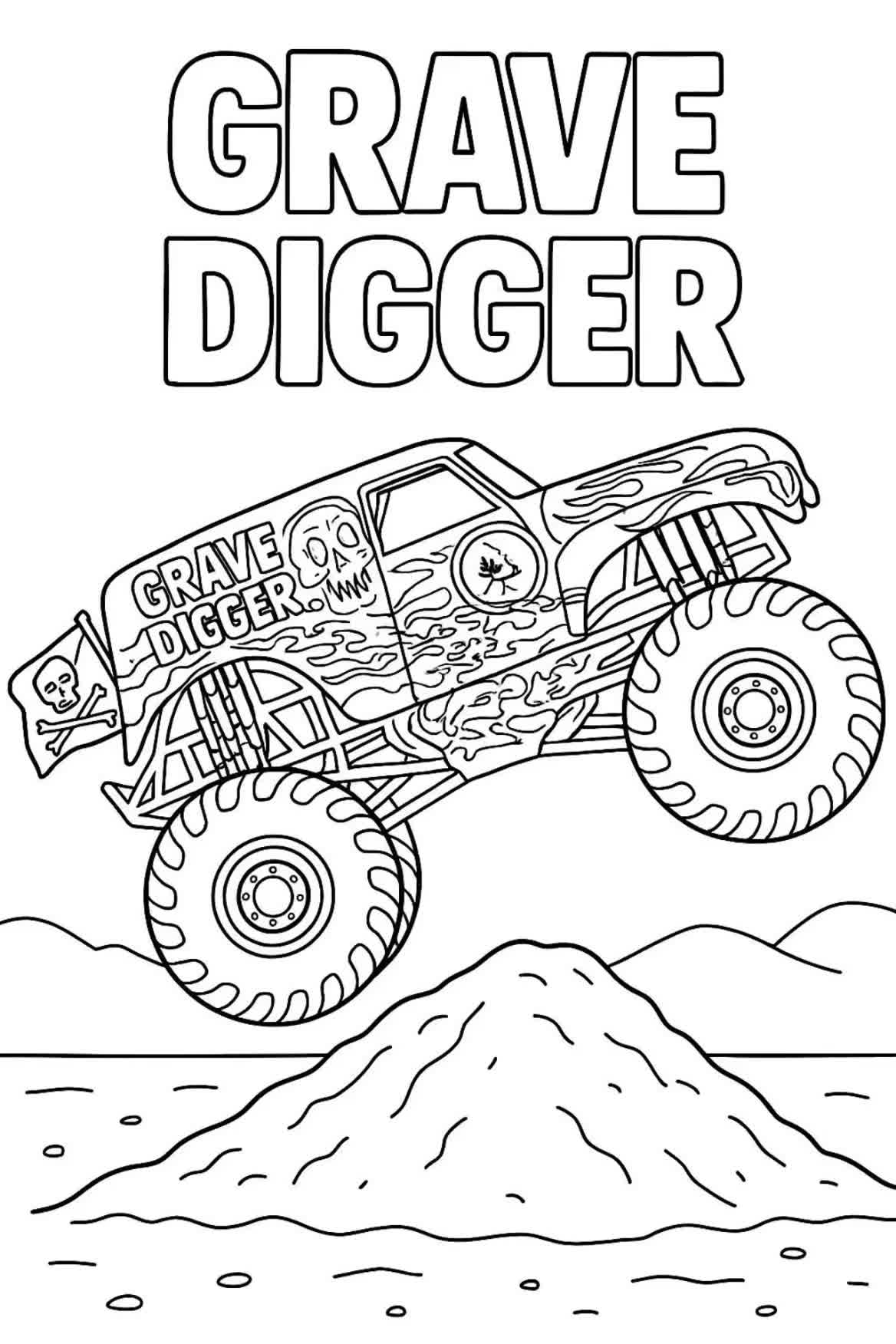 Monster Jam Coloring Pages Monster Jam Coloring Pages