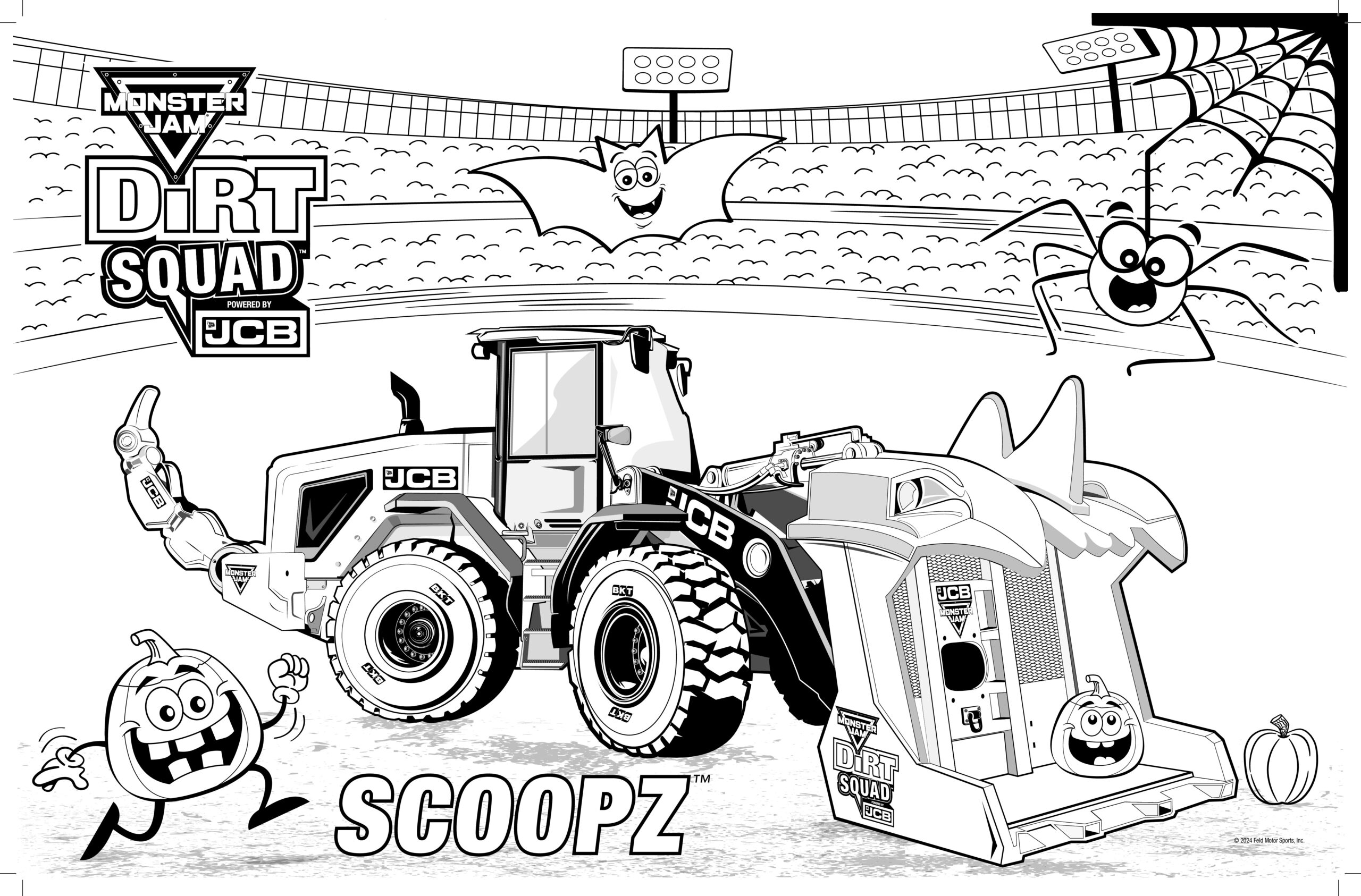 Monster Jam Halloween 2024 Coloring Page Monster Jam Monster Jam Halloween 2024 Coloring Page Monster Jam