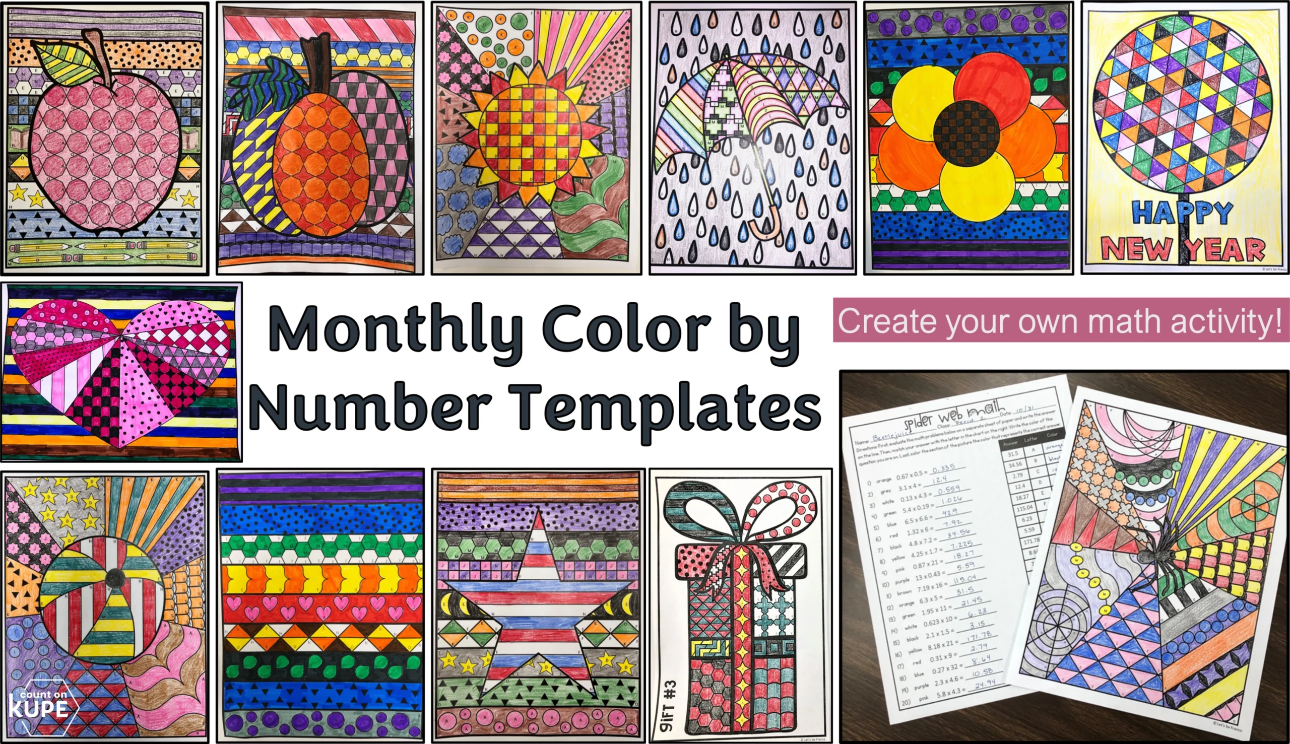 create your own color by number