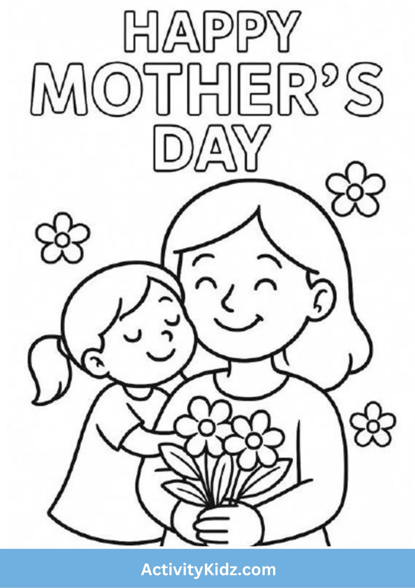 Mother s Day Coloring Worksheet Download FREE Printable Worksheets For Kids ActivityKidz
