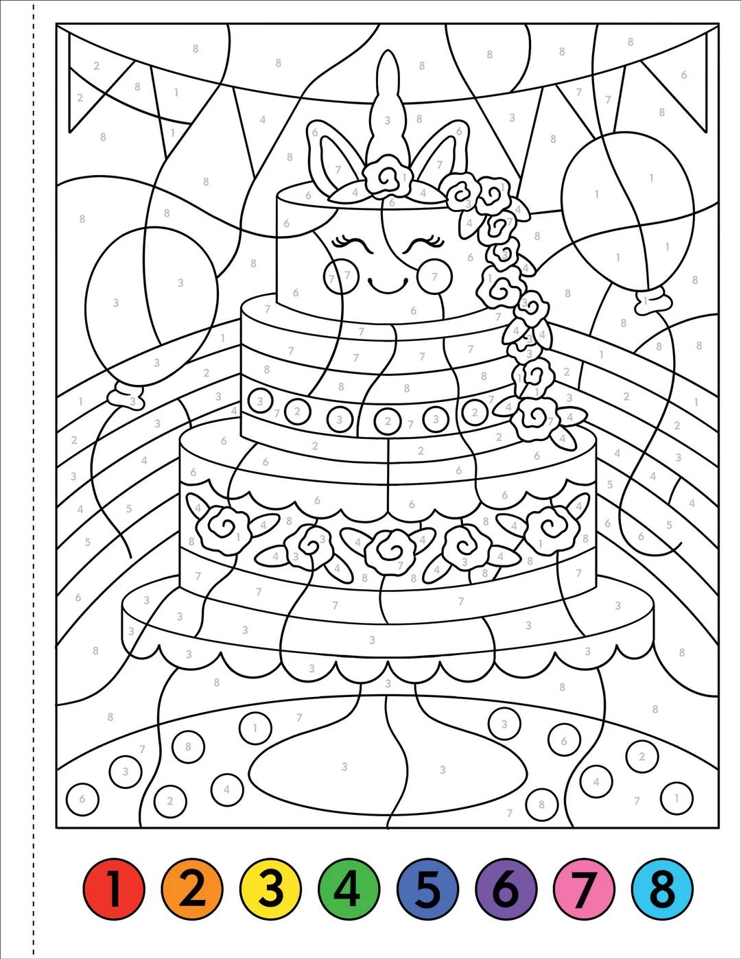 My First Color By Number Unicorn And Friends Peter Pauper Press