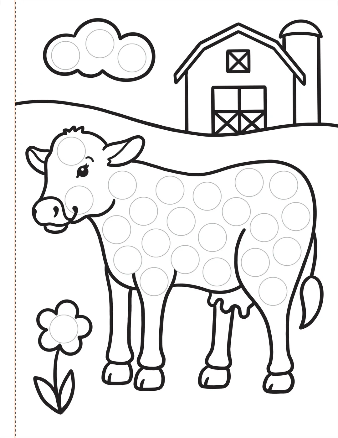 dot marker coloring pages dot marker coloring pages