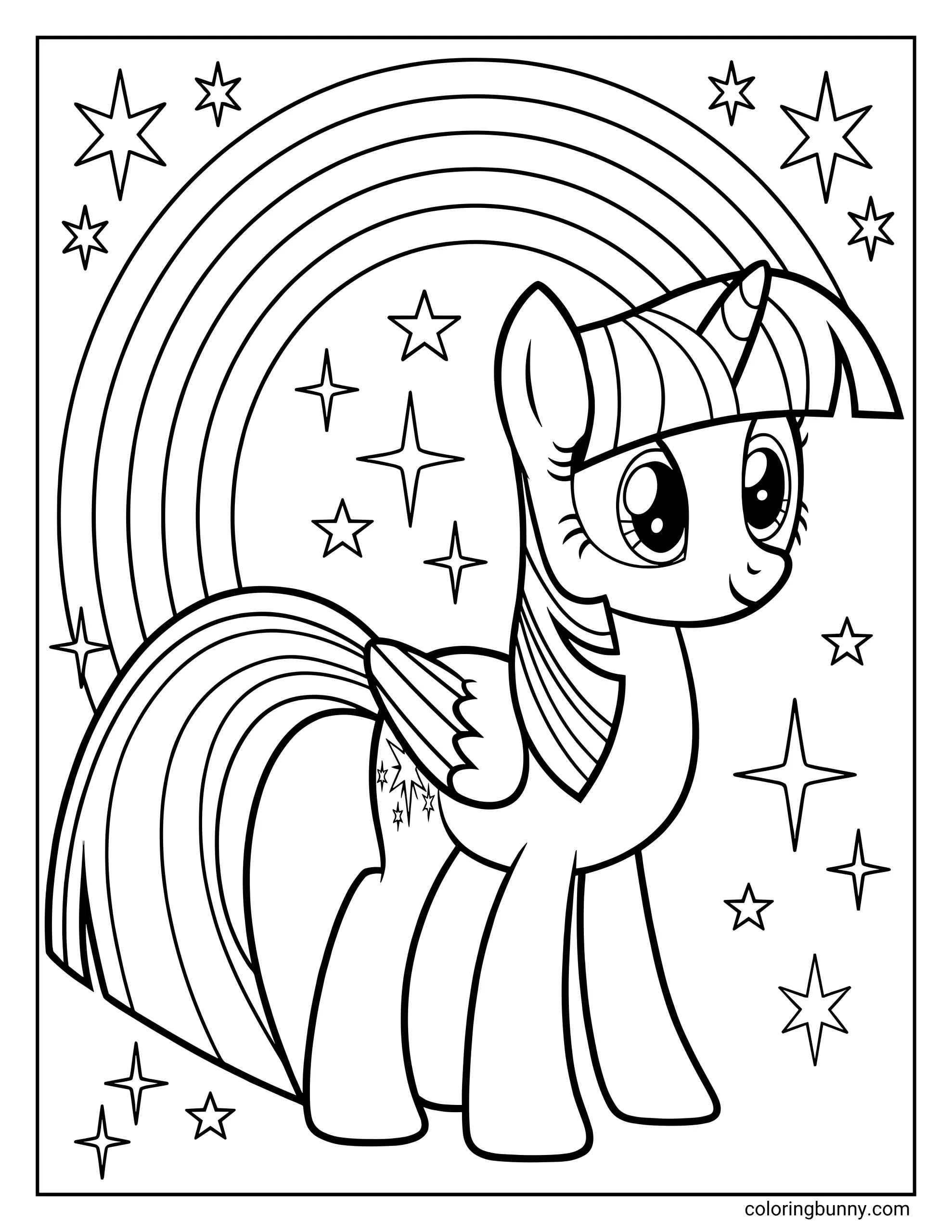 my little ponies coloring pages