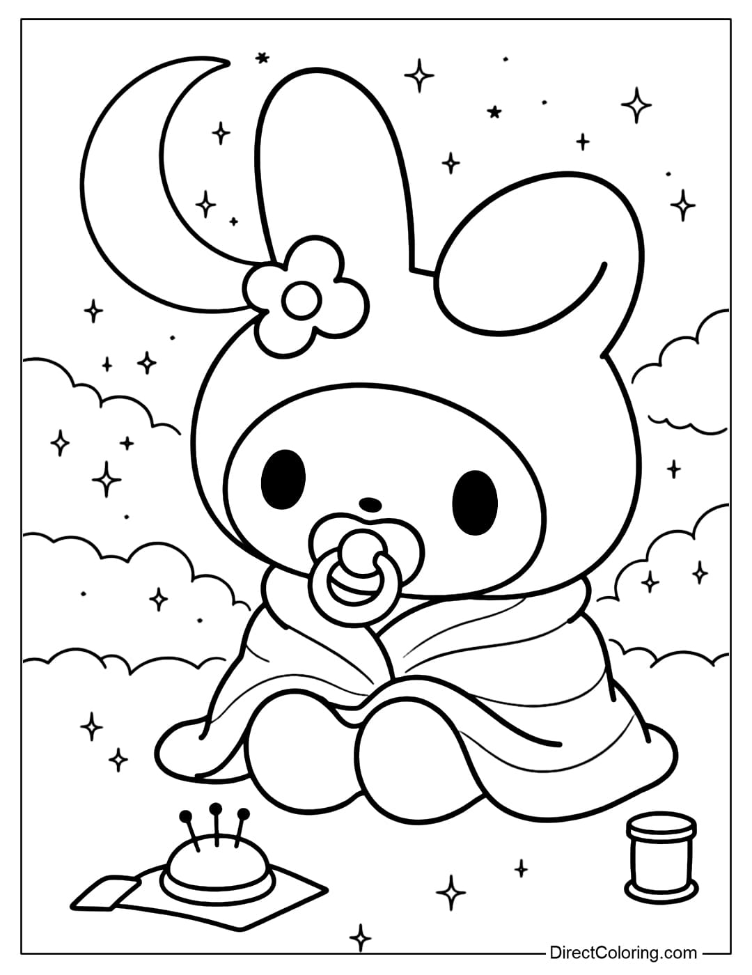 princess melody coloring pages