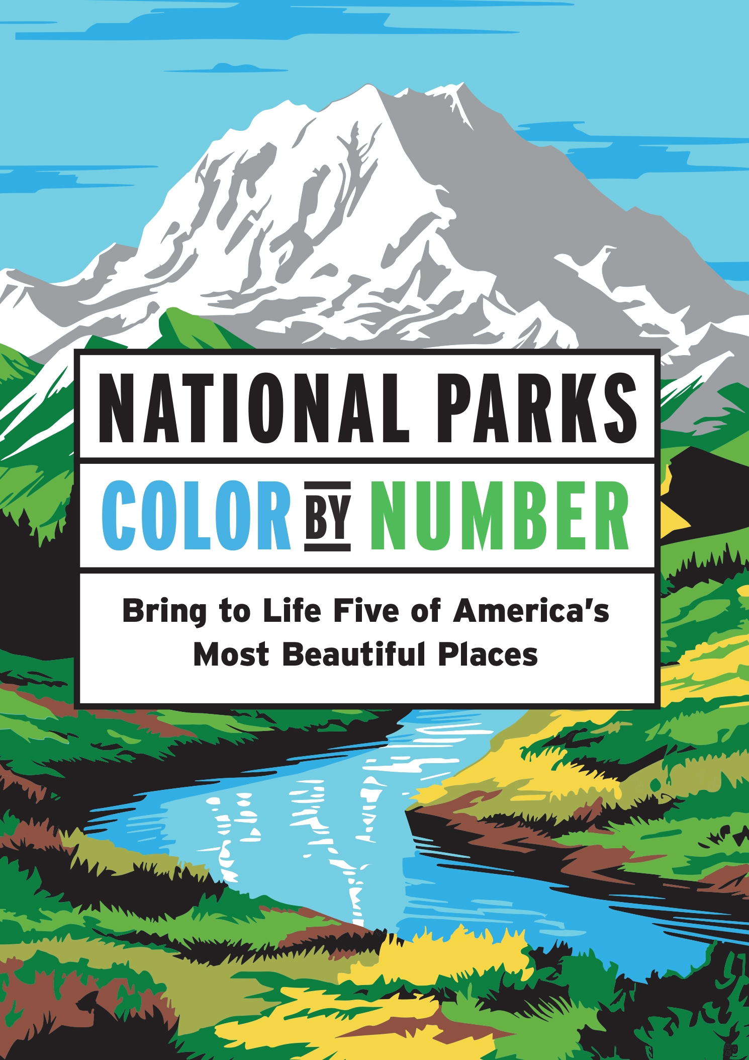 National Parks Color By Number Kit By Editors Of Chartwell Books Quarto At A Glance The Quarto Group