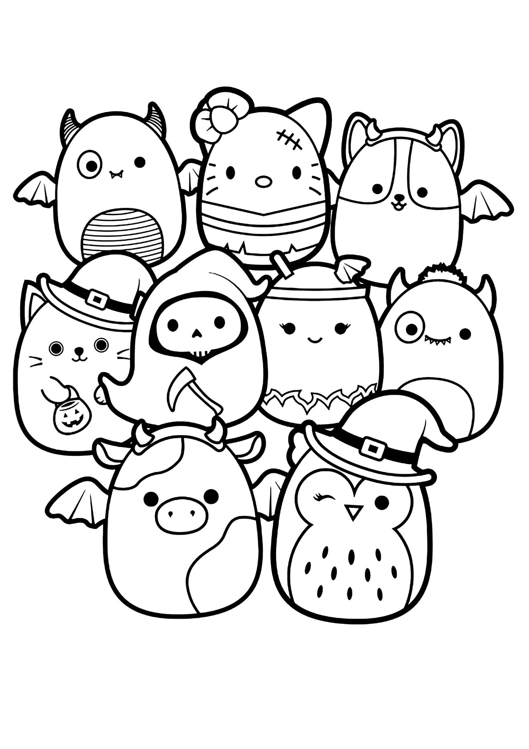 stuffed animal coloring pages