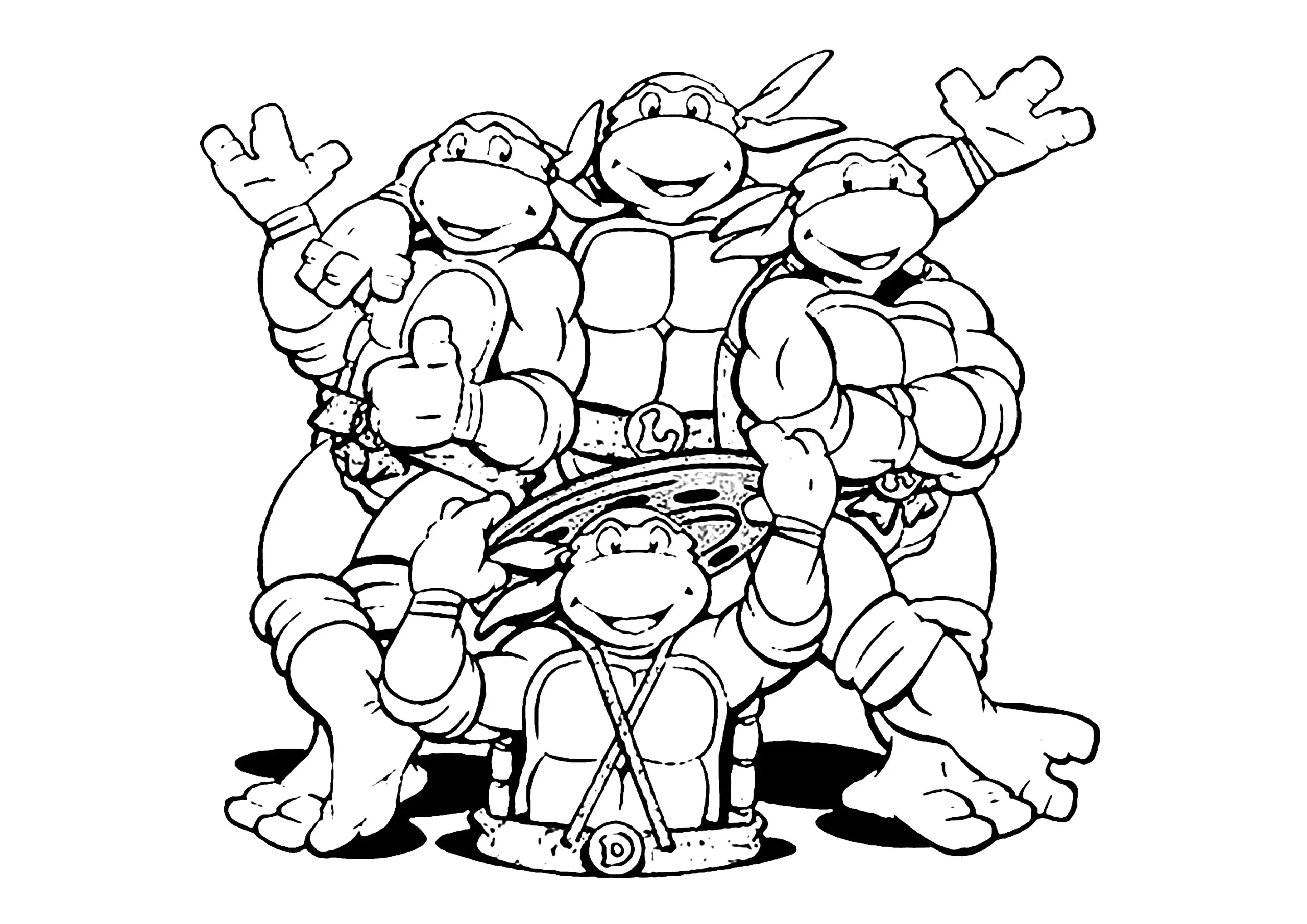 Ninja Turtles 90s Style Ninja Turtles Coloring Pages Ninja Turtles 90s Style Ninja Turtles Coloring Pages