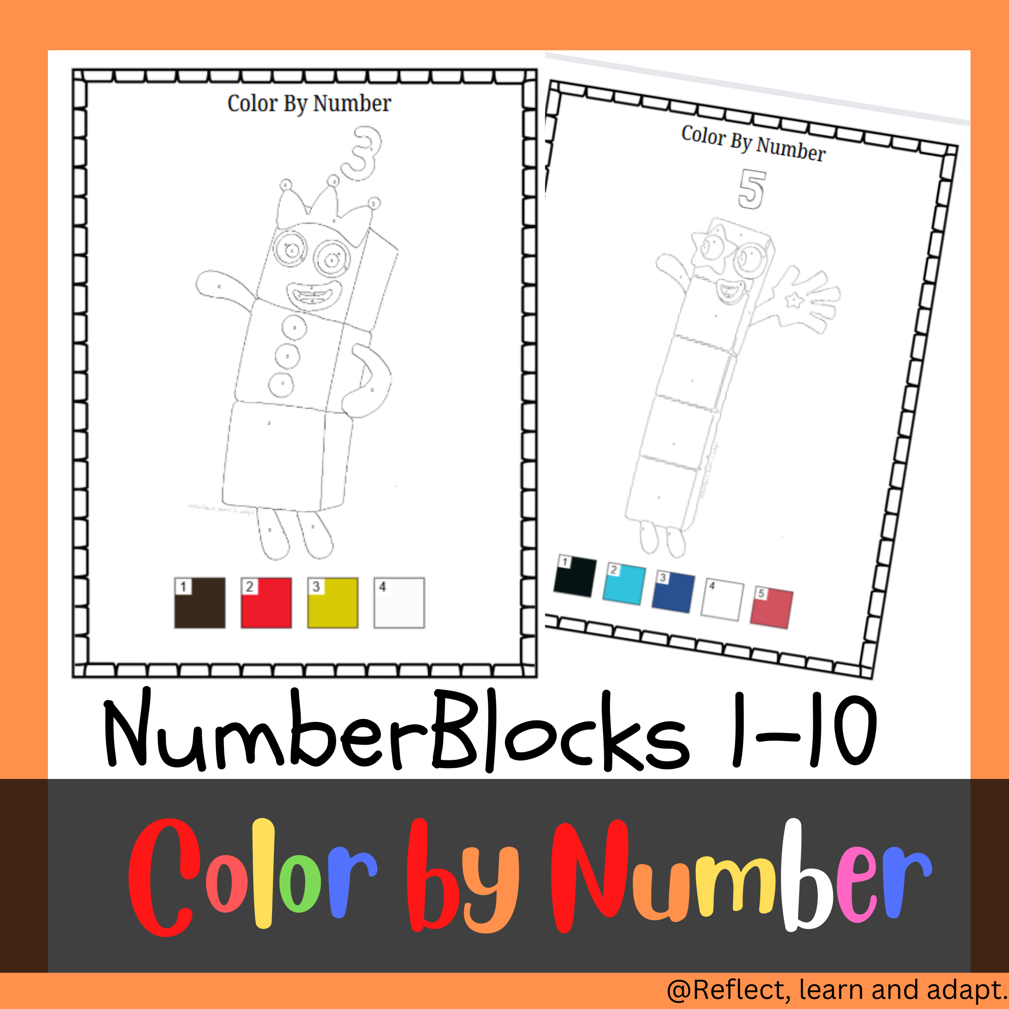 color by number 1 color by number 1