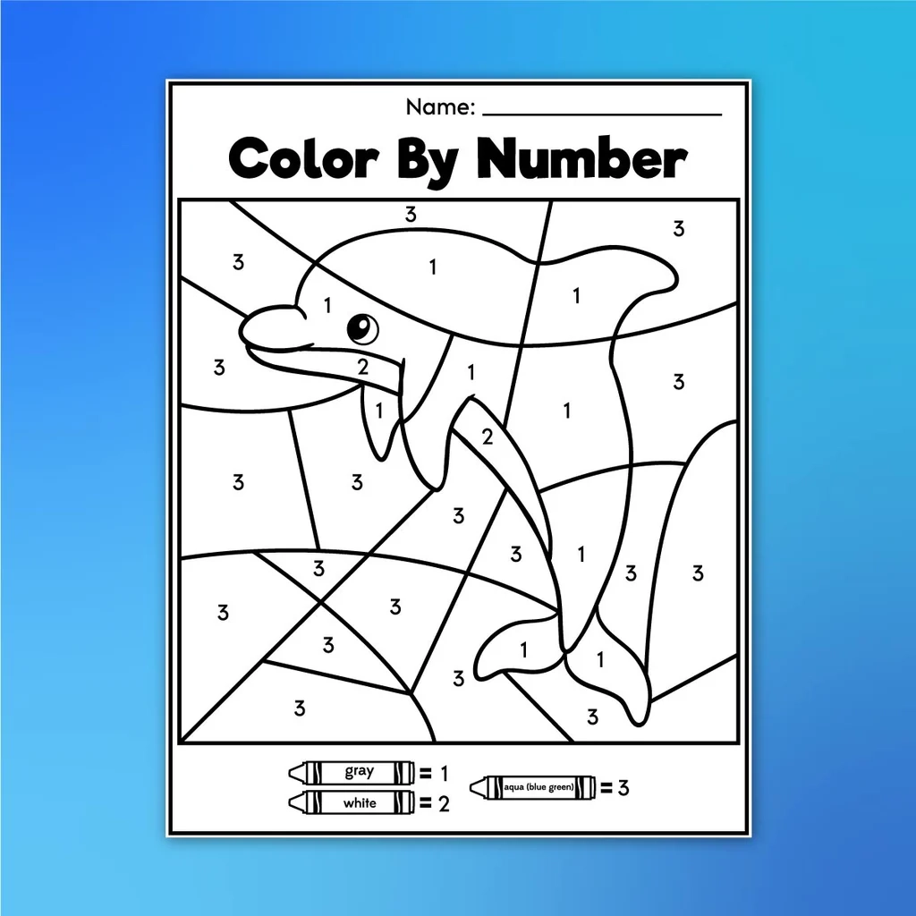 Ocean Color By Number Worksheets Simple Everyday Mom Ocean Color By Number Worksheets Simple Everyday Mom