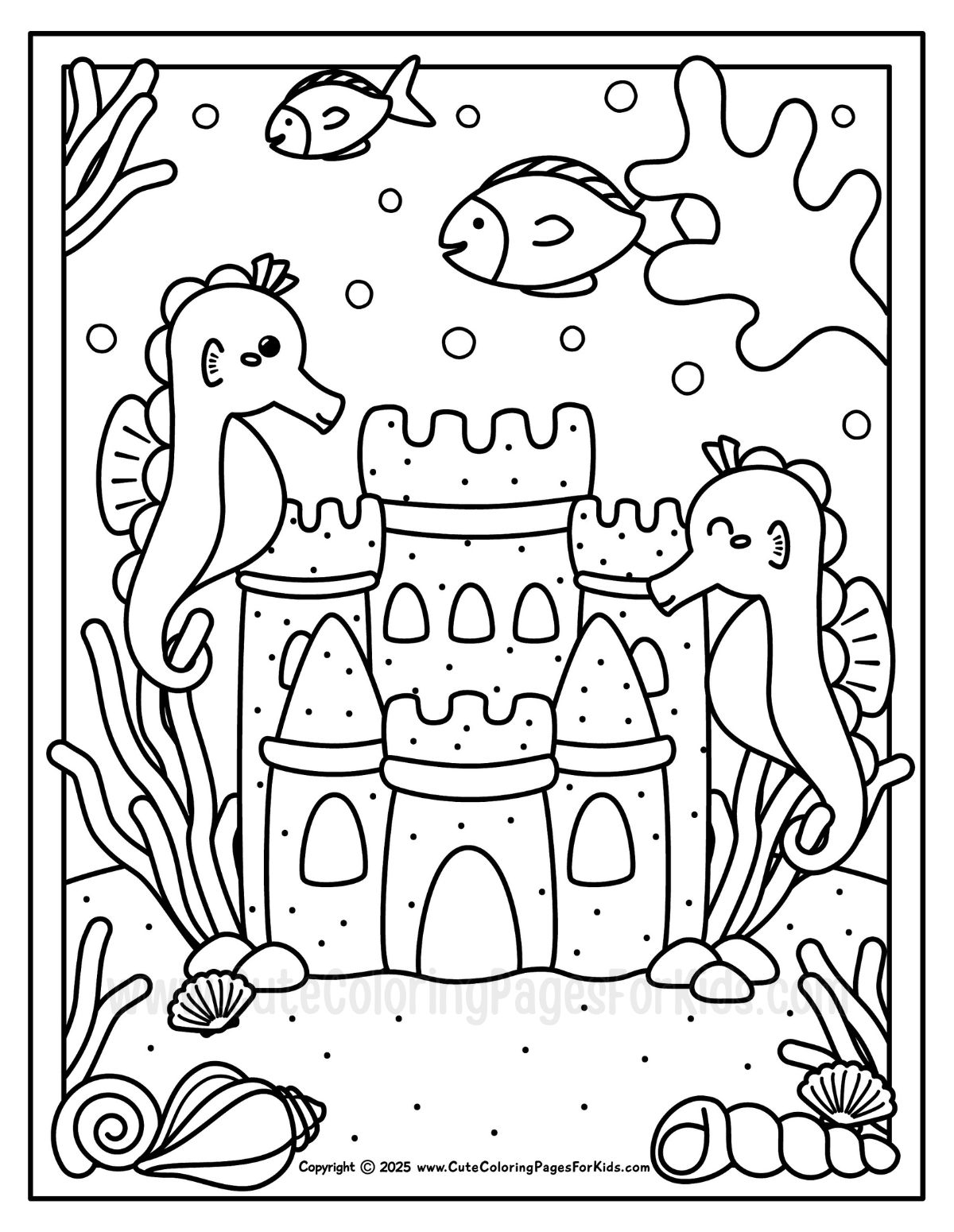 coloring pages of ocean animals coloring pages of ocean animals