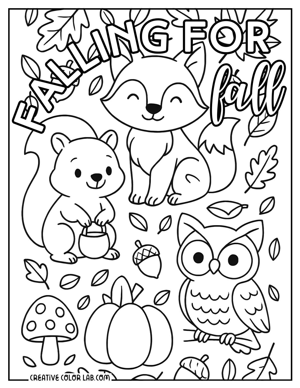 October Coloring Pages For Fall October Coloring Pages For Fall
