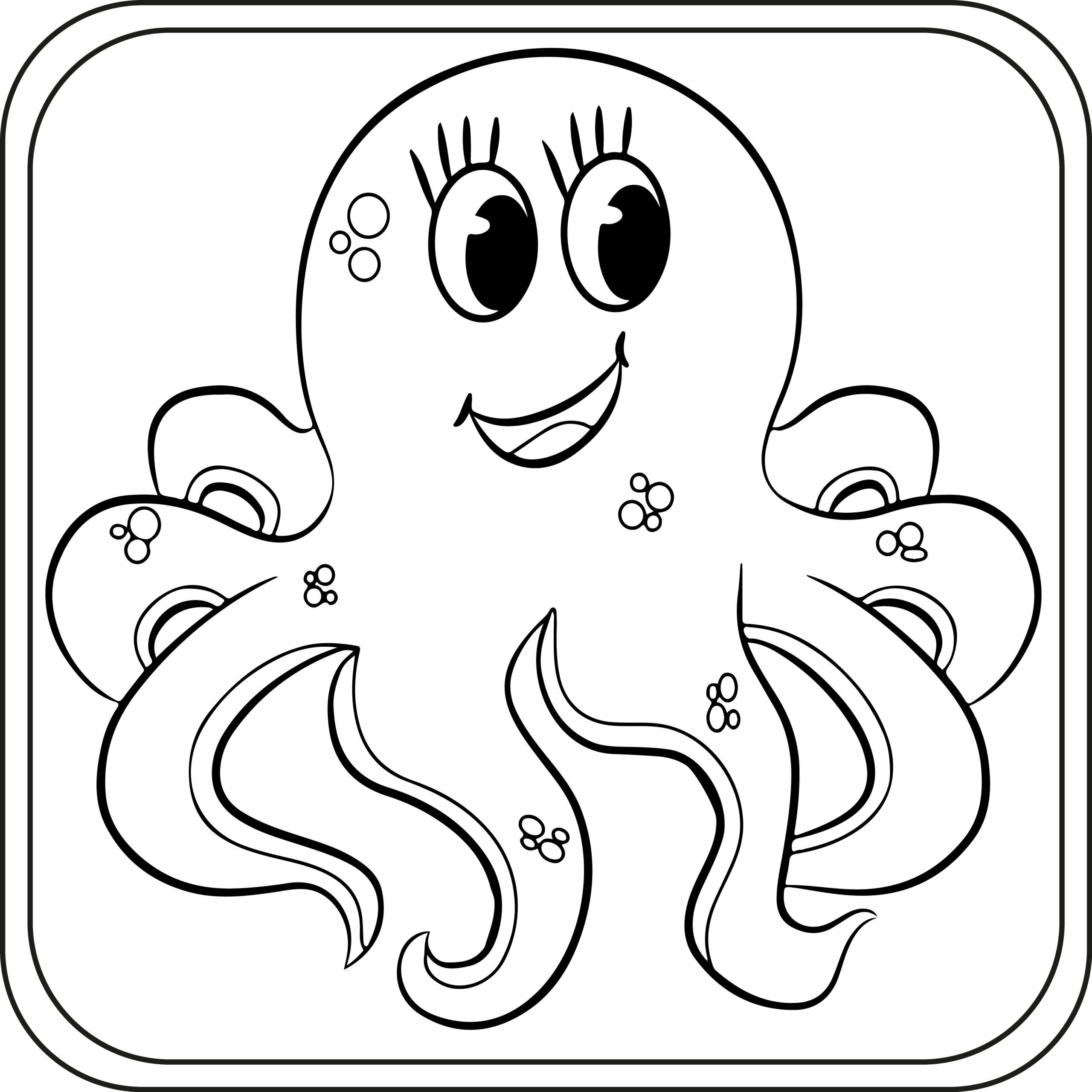 Octopus Coloring Pages Preschool Kindergarten First Grade Made By Teachers Octopus Coloring Pages Preschool Kindergarten First Grade Made By Teachers
