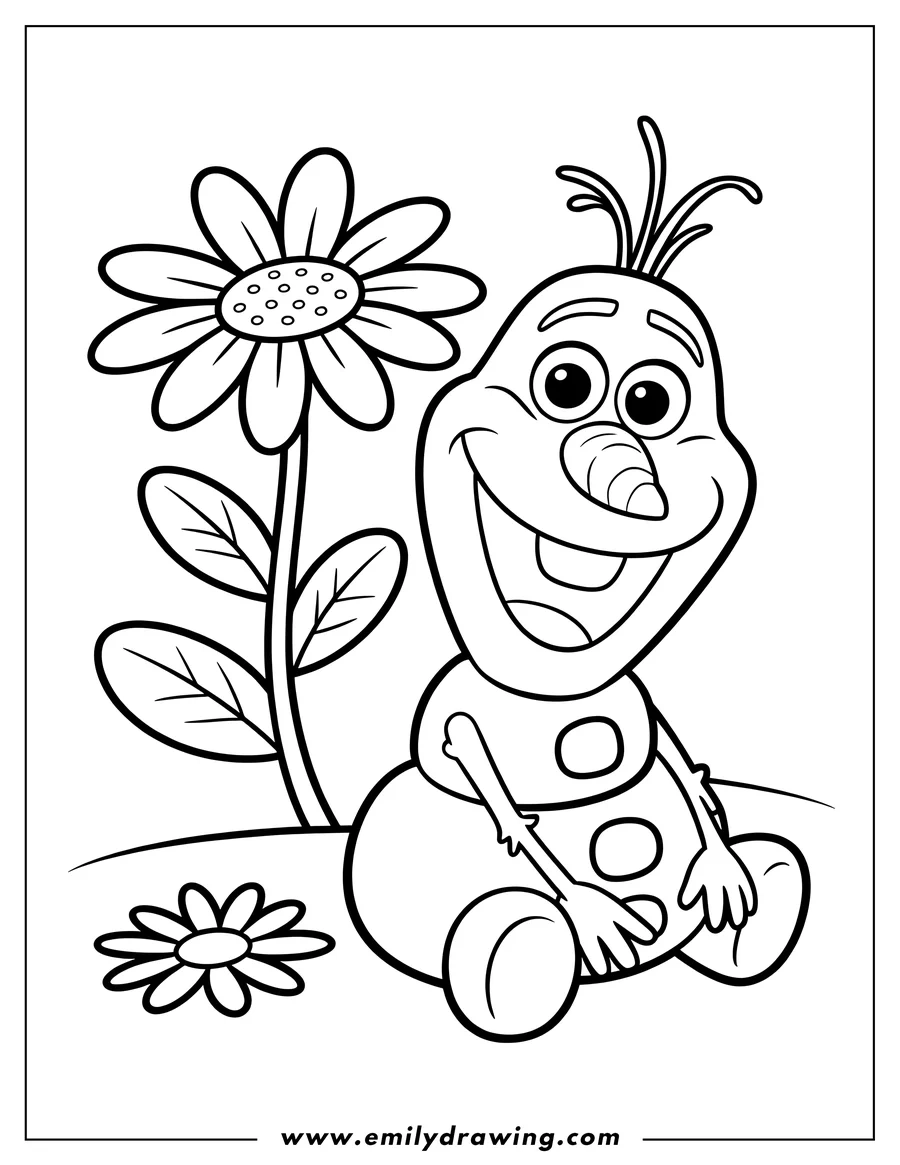 Olaf Coloring Pages Emily Drawing Olaf Coloring Pages Emily Drawing