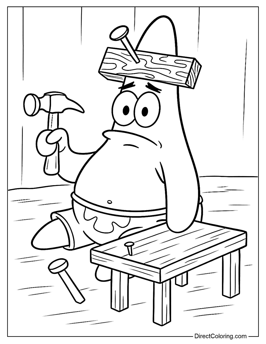 Patrick Star Coloring Pages Free PDF To Download And Print Patrick Star Coloring Pages Free PDF To Download And Print