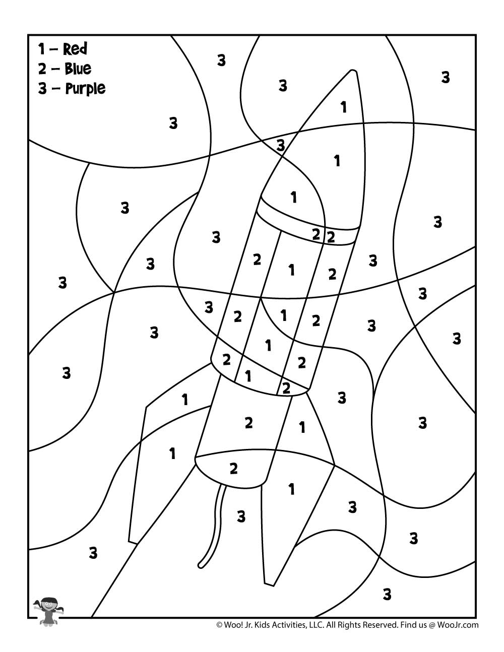 Patriotic Color By Number Pages Woo Jr Kids Activities Children s Publishing