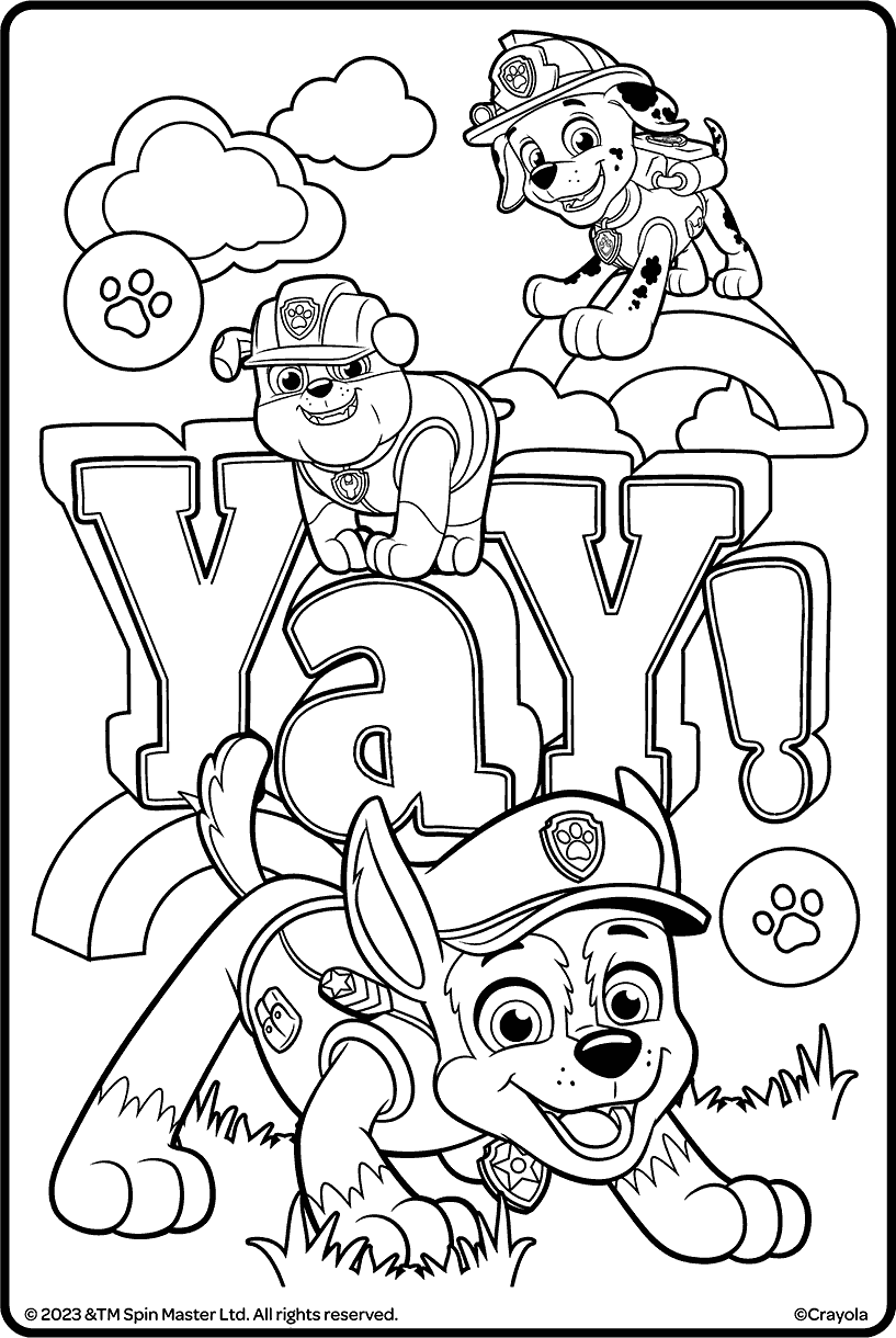 Paw Patrol Free Printable Coloring Page Paw Patrol Free Printable Coloring Page