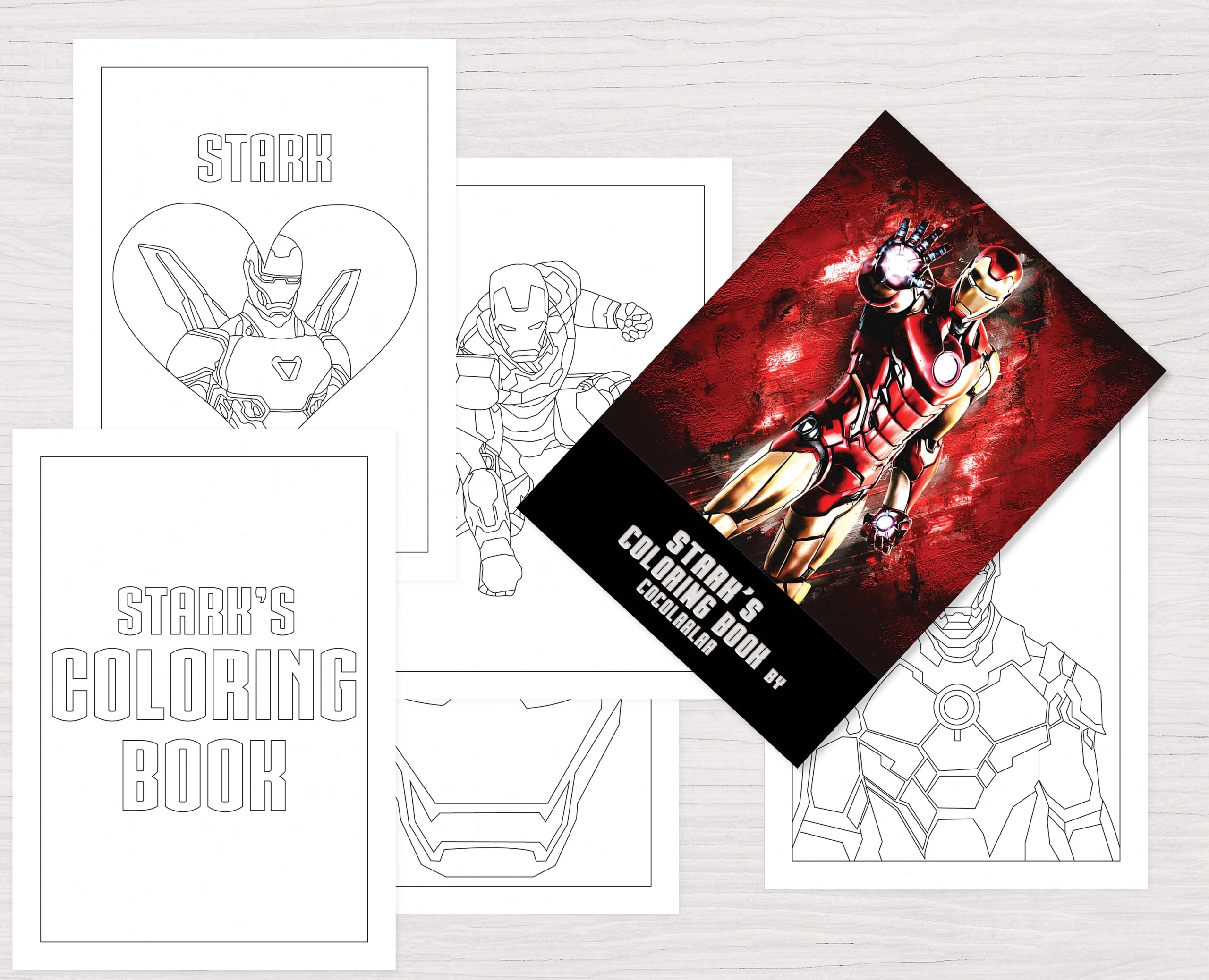 iron man coloring book pages