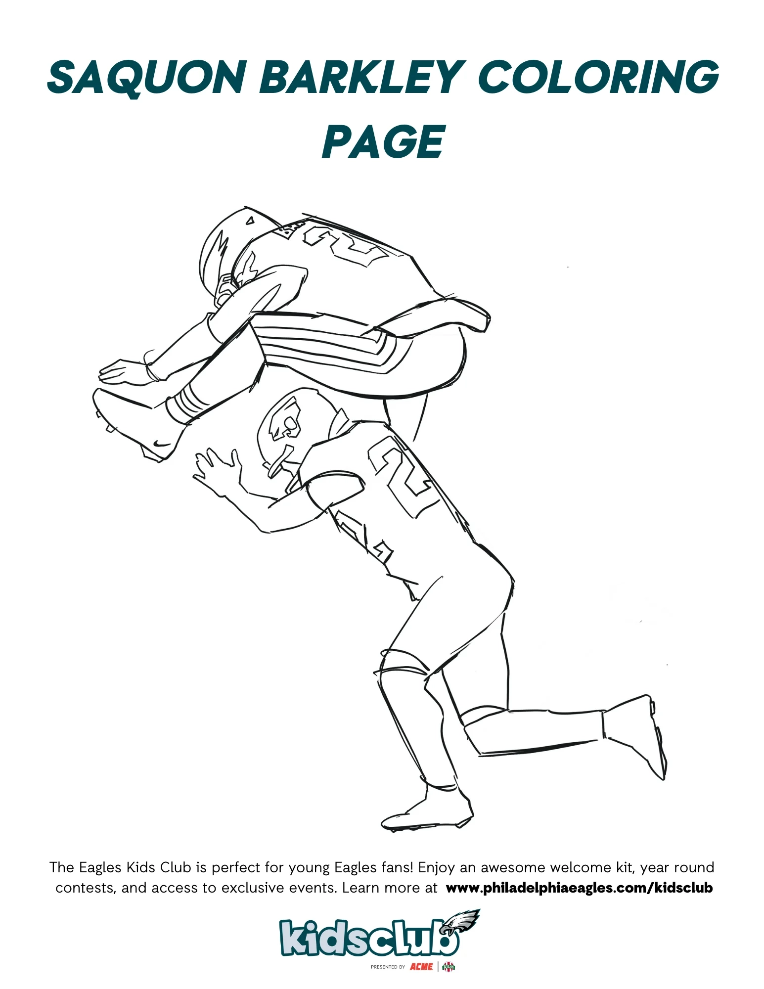 philadelphia eagles coloring pages
