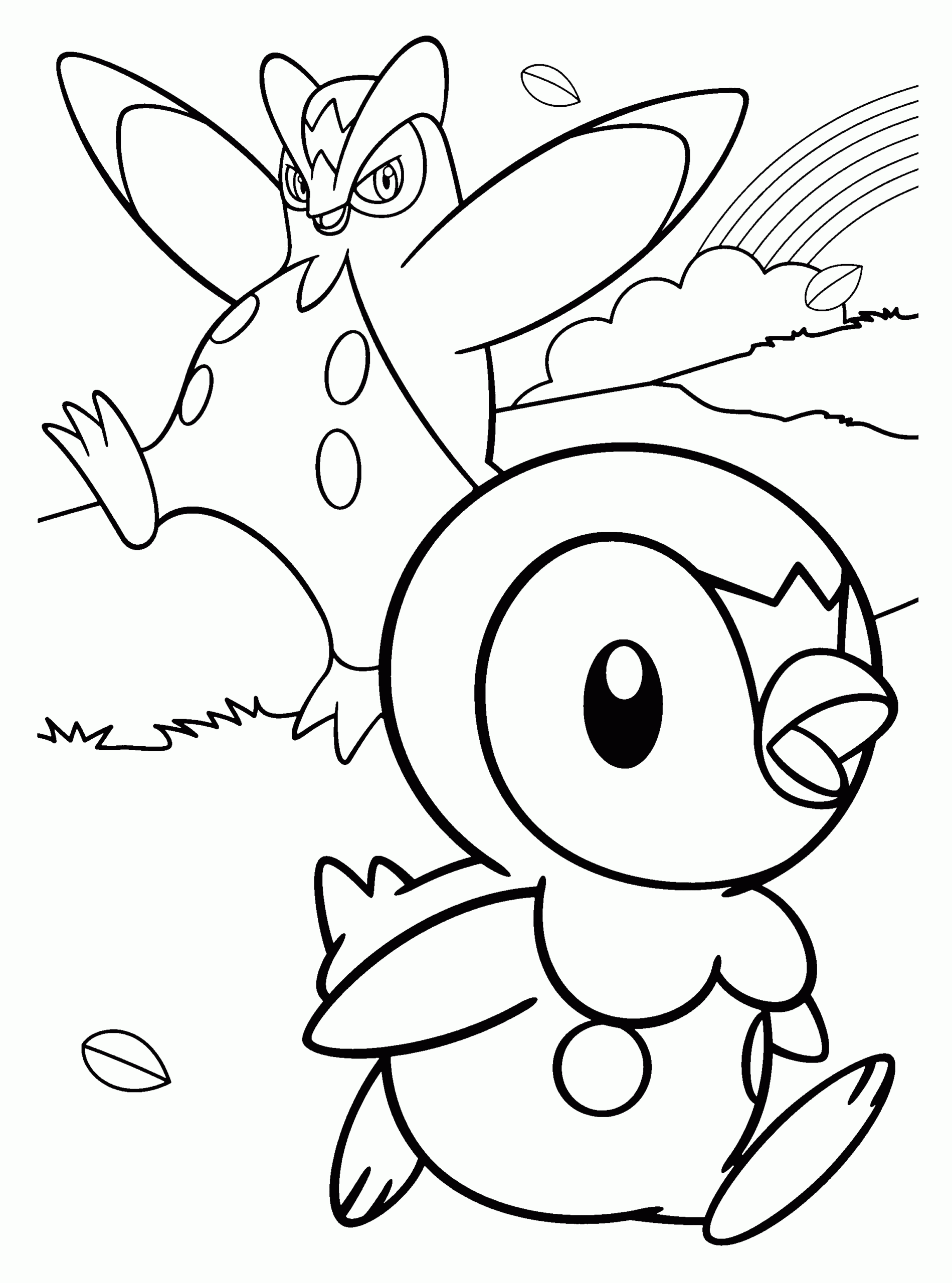 Piplup Coloring Page 685537 Clipart Library