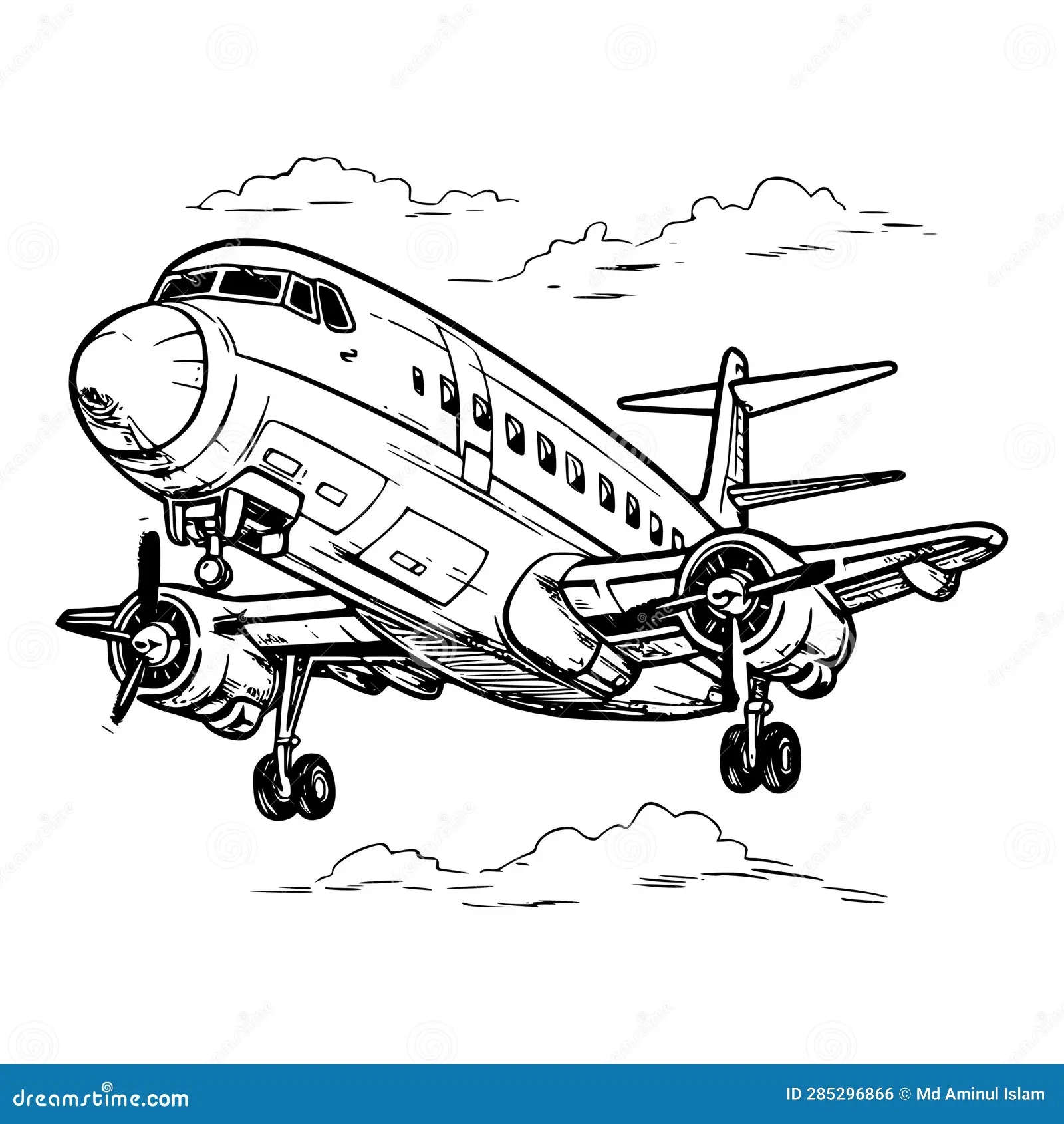 Planes Coloring Sheet Stock Illustrations 10 Planes Coloring Sheet Stock Illustrations Vectors Clipart Dreamstime