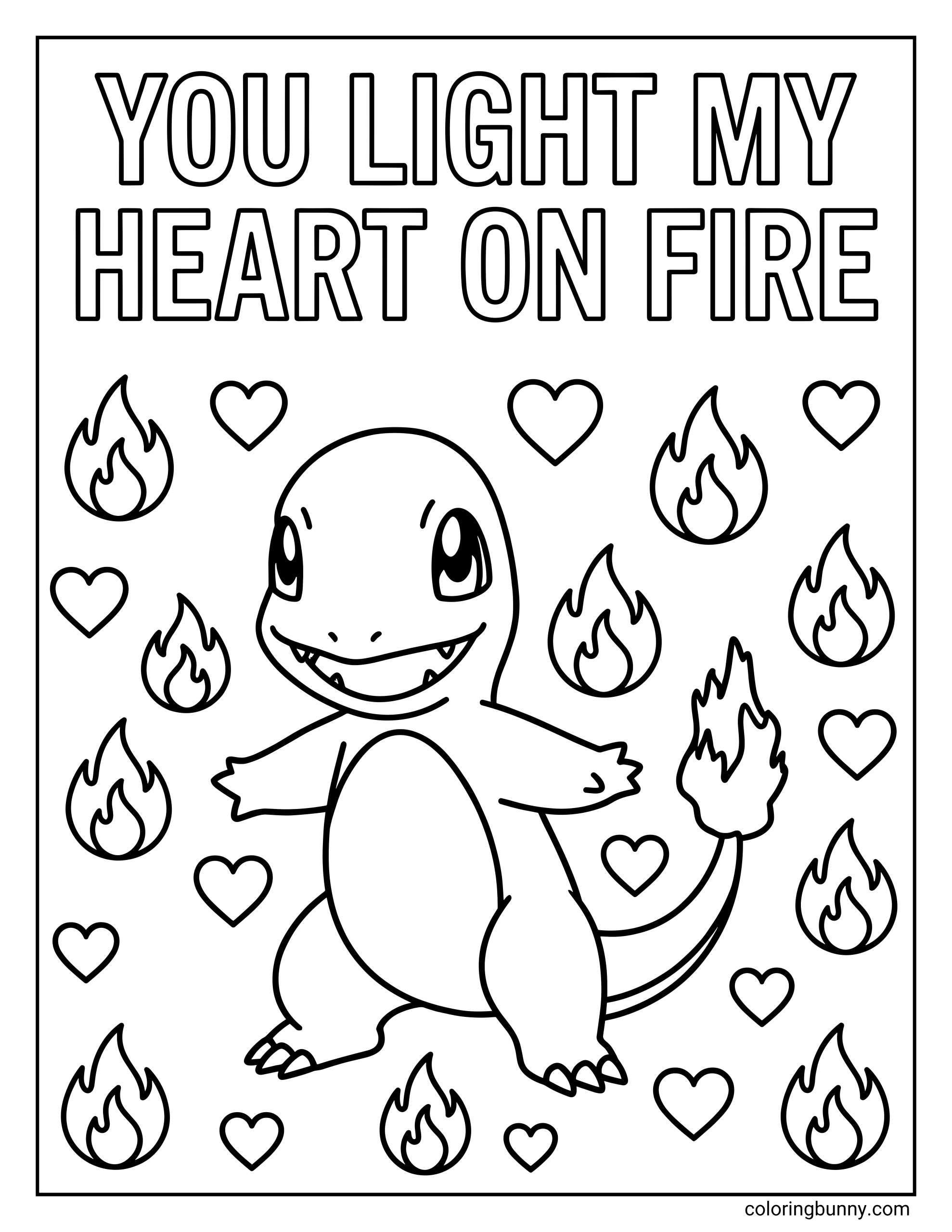 Pok mon Valentine s Day Coloring Pages 20 Free Printable PDFs 