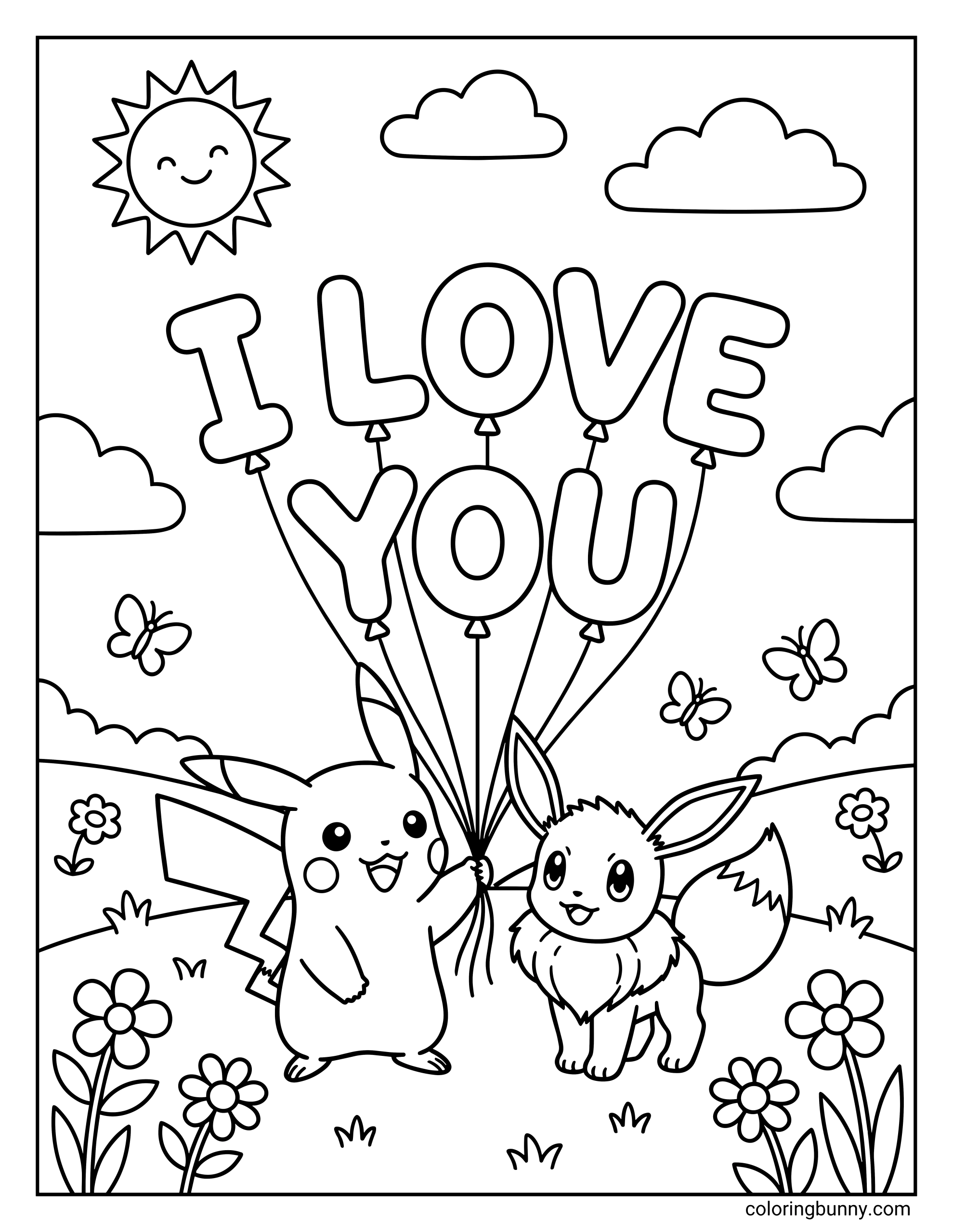 Pok mon Valentine s Day Coloring Pages 20 Free Printable PDFs 