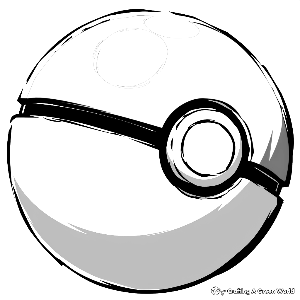 Pokeball Coloring Pages Free Printable