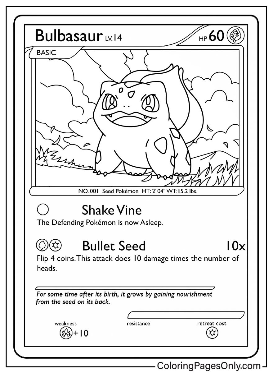 pokemon card coloring pages