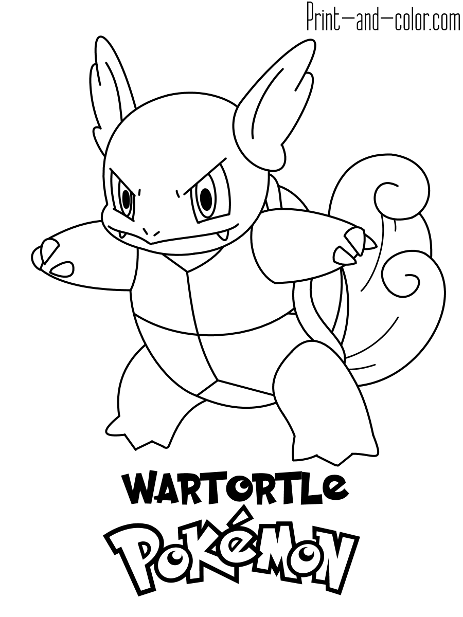 Pokemon Coloring Pages Print And Color