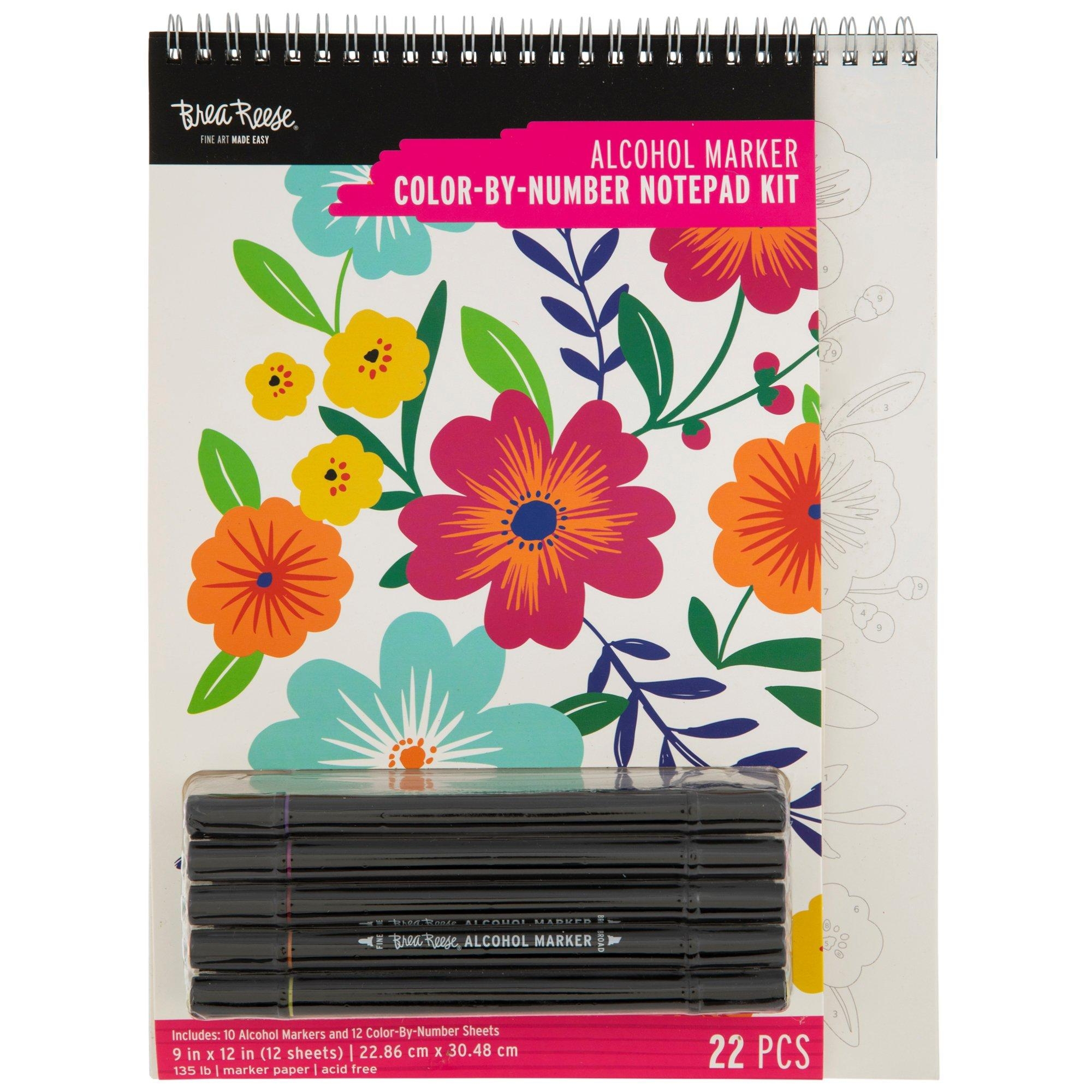 Positive Florals Color By Number Notepad Kit Hobby Lobby 2410777 Positive Florals Color By Number Notepad Kit Hobby Lobby 2410777