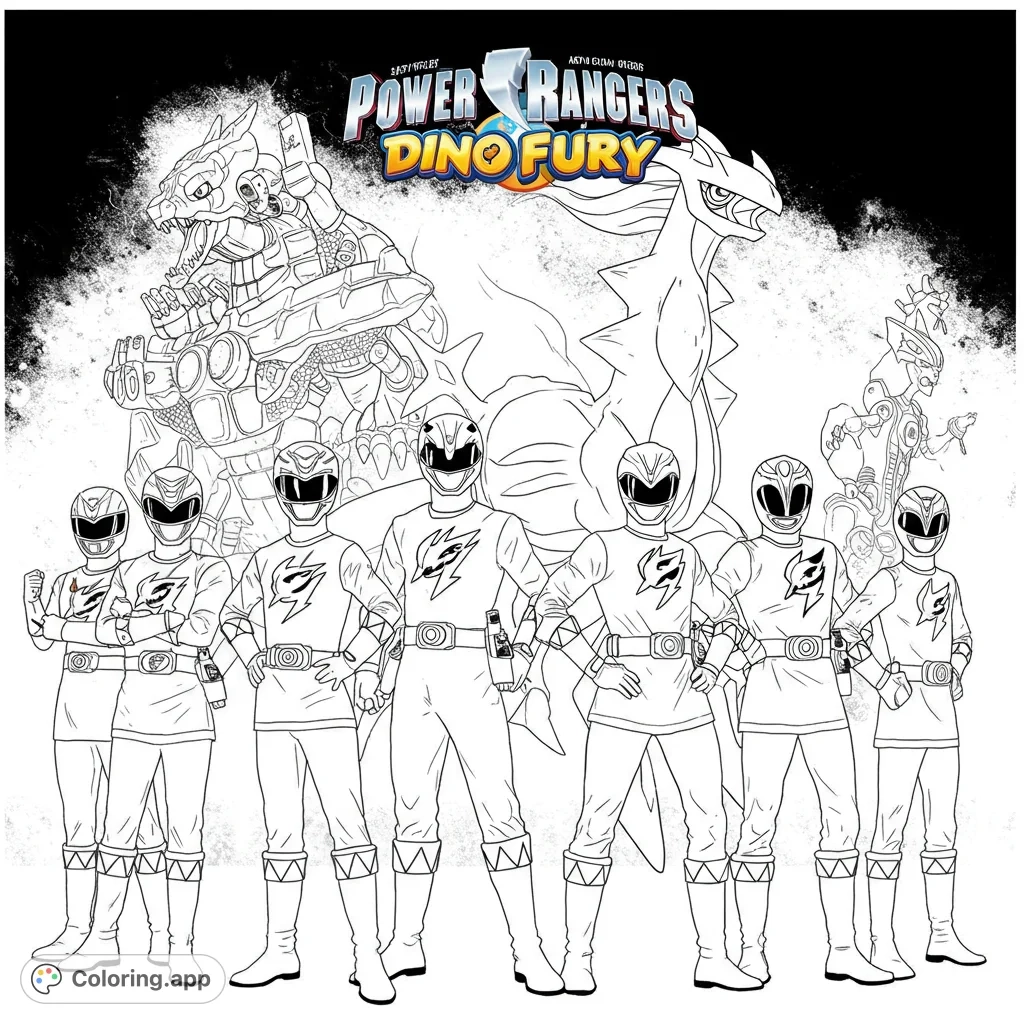 power ranger coloring pages