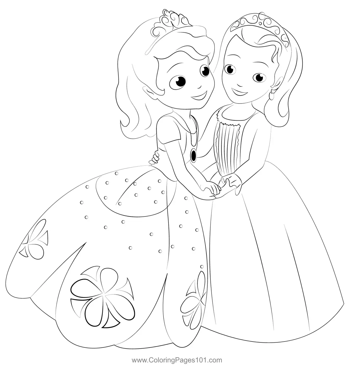 princess sofia the first coloring pages