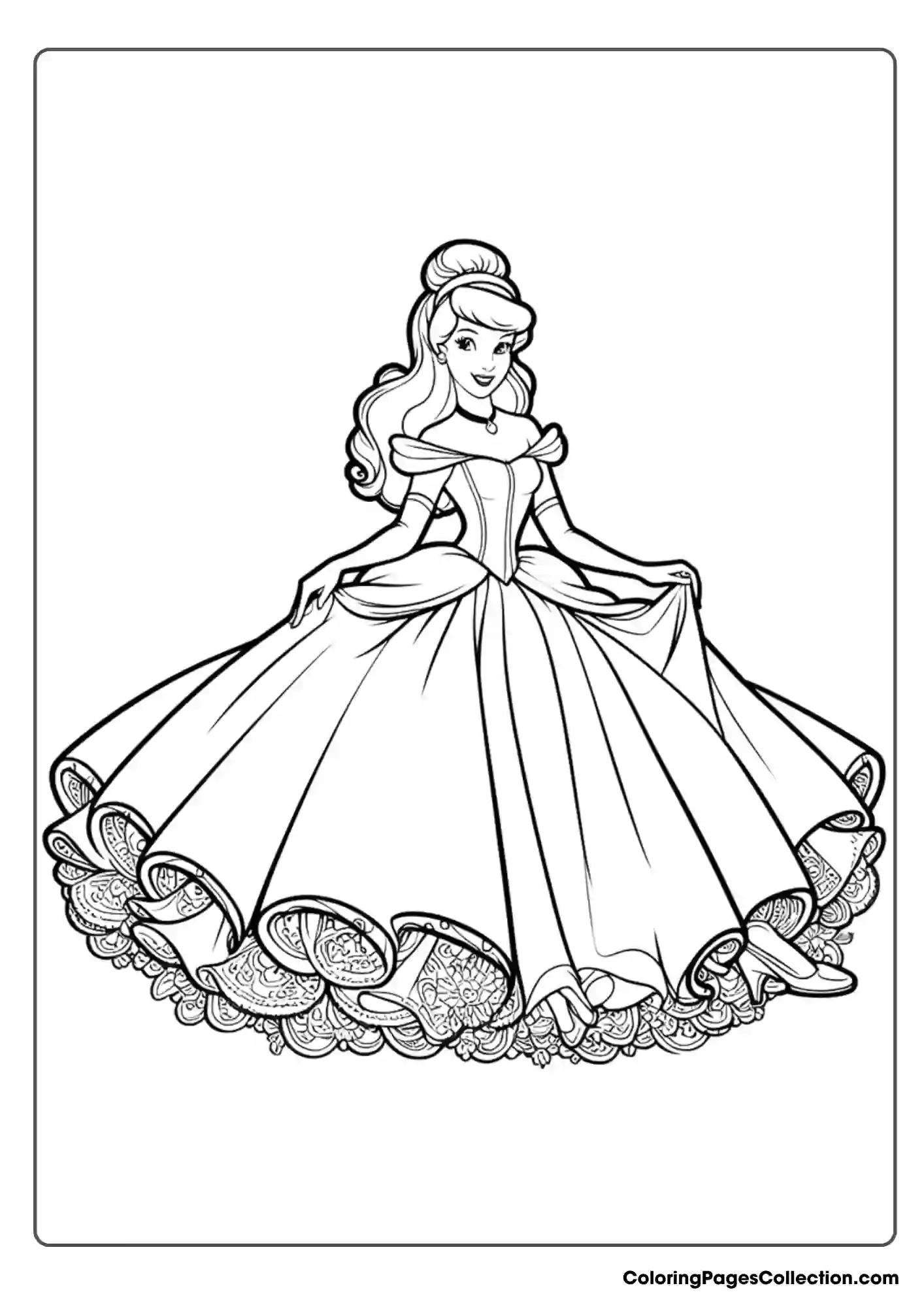 Princess Coloring Pages Free Printable Pdf