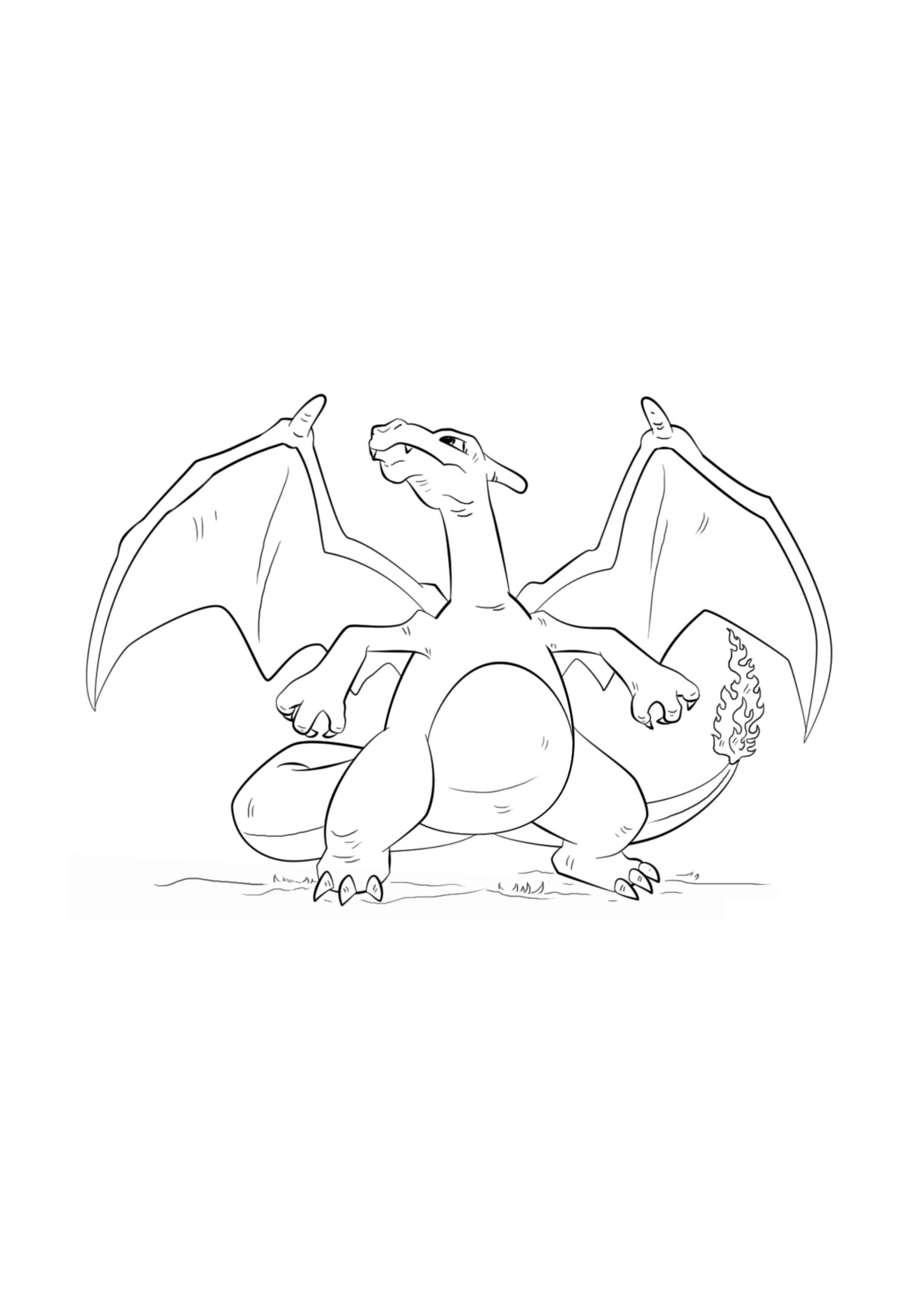 Printable Charizard Coloring Pages Printable Charizard Coloring Pages