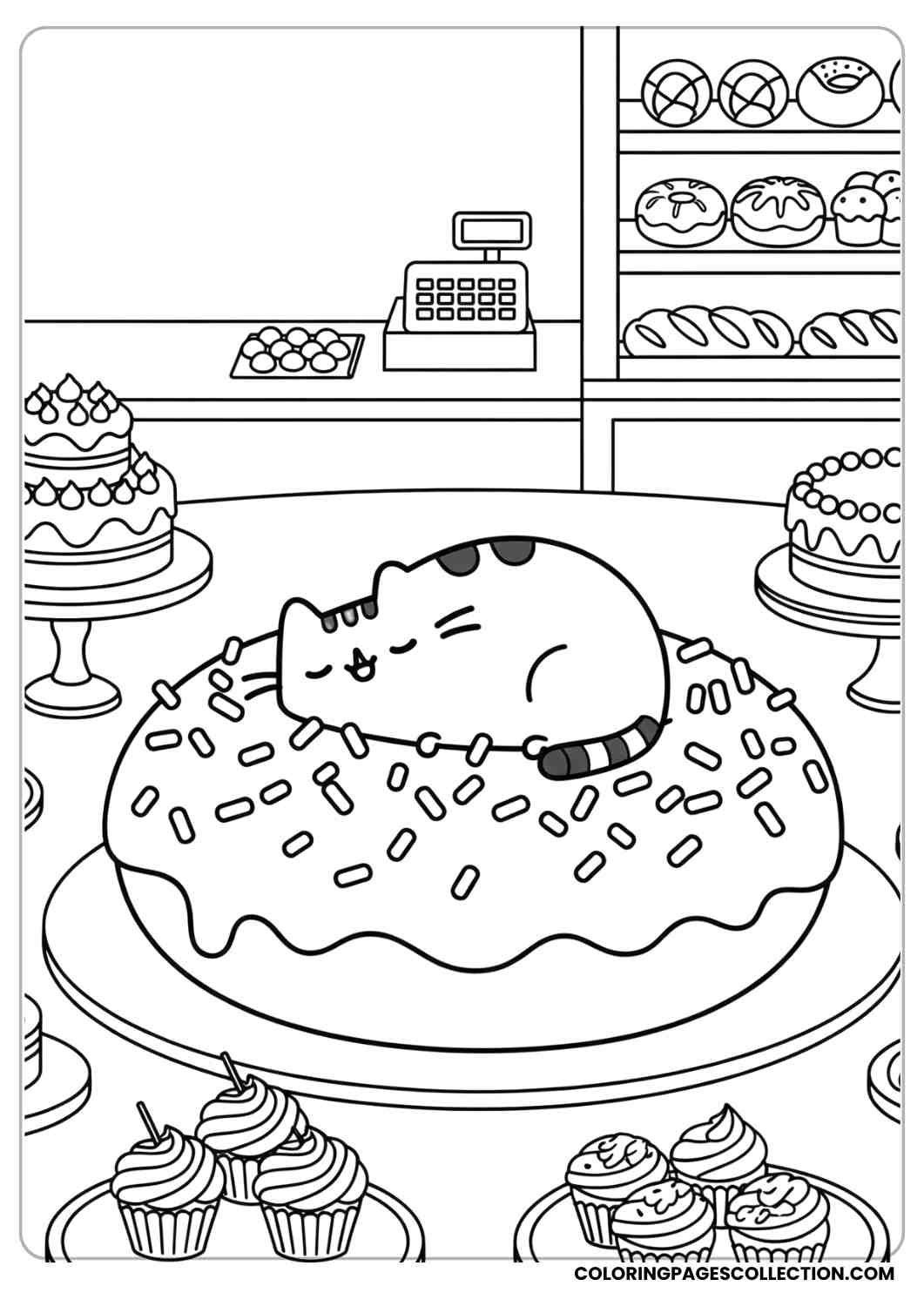 Printable Cute Pusheen Coloring Pages For All Ages