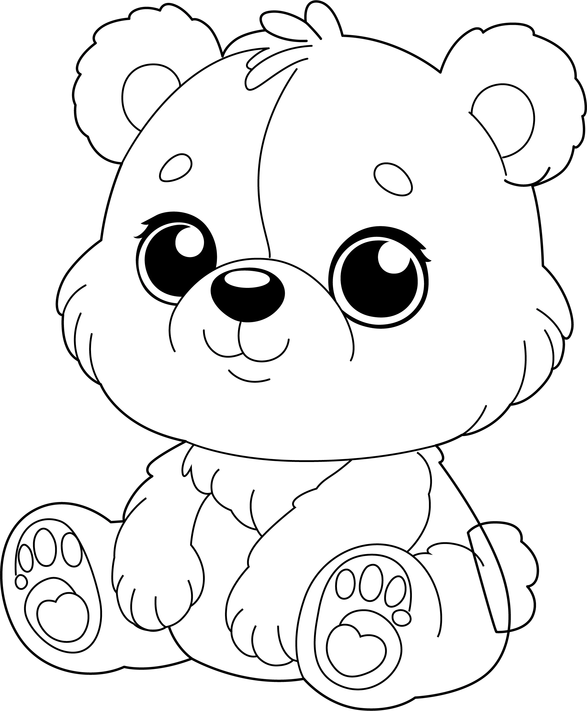 cute bear coloring pages cute bear coloring pages